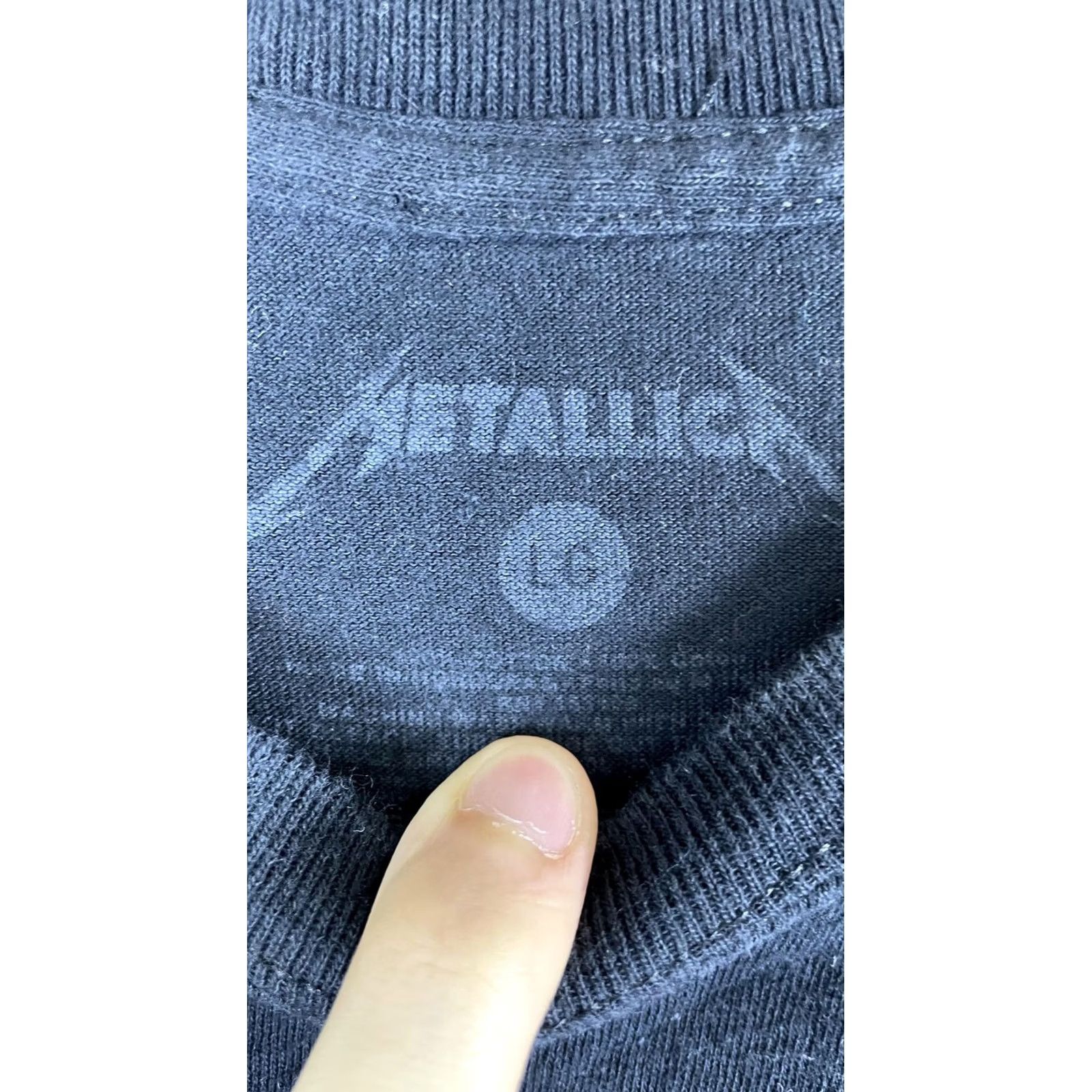 Vintage Metallica Shirt Mens Large Black Ride The Lightning Graphic Tee Rock Band Tee T-Shirt Crew Neck Short Sleeve Size US L / EU 52-54 / 3 - 3 Thumbnail
