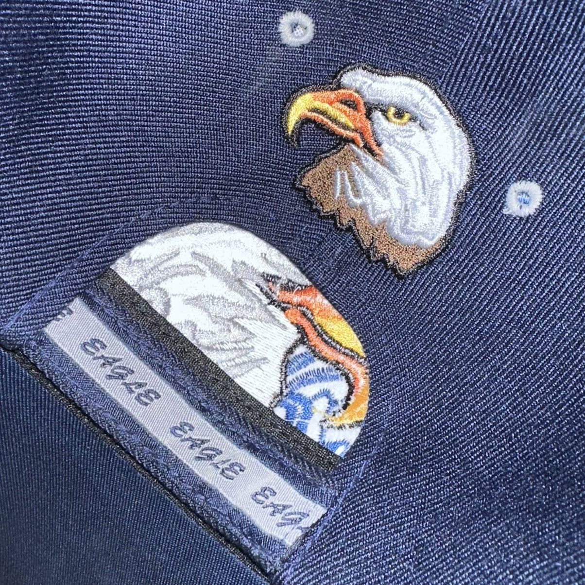 Other Vintage Y2K Bald Eagle Embroidered Strapback Hat Navy Size ONE SIZE - 5 Thumbnail