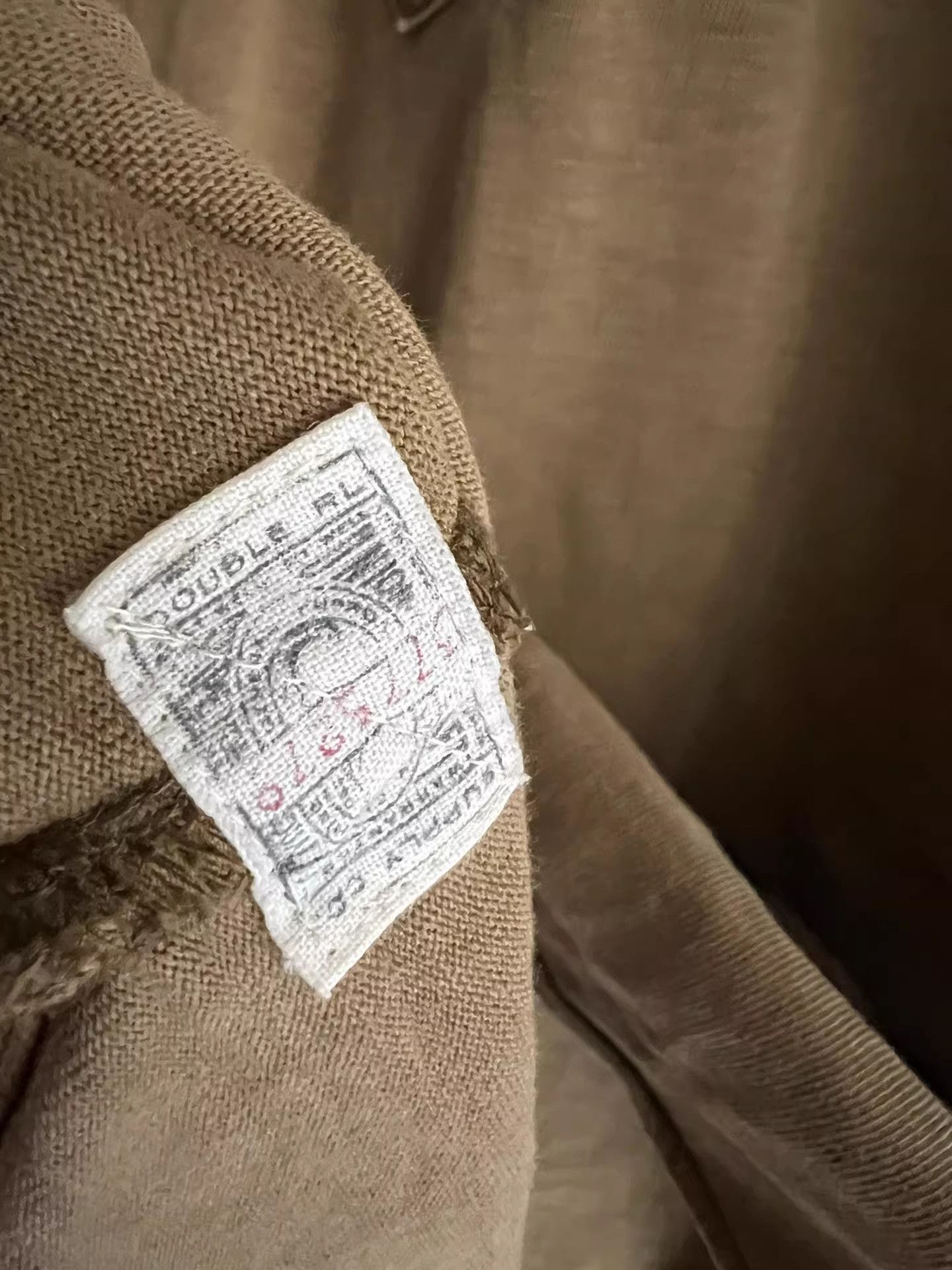 RRL Ralph Lauren RRL Khaki Military Spliced Pullover Shirt Jacket Size US S / EU 44-46 / 1 - 5 Thumbnail