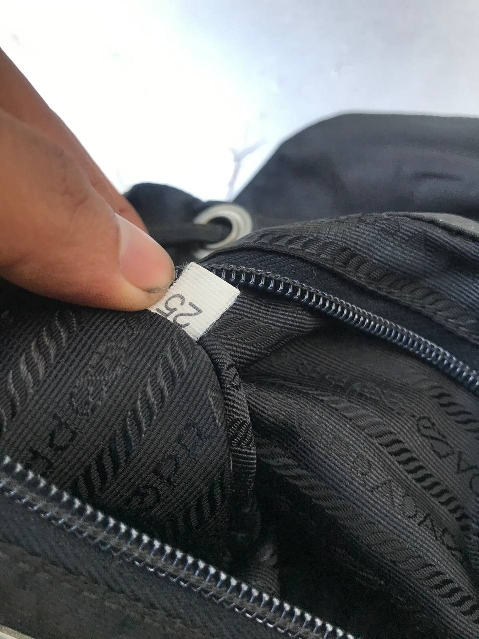 Prada × Vintage Authentic Prada Black Backpack Size ONE SIZE - 6 Thumbnail