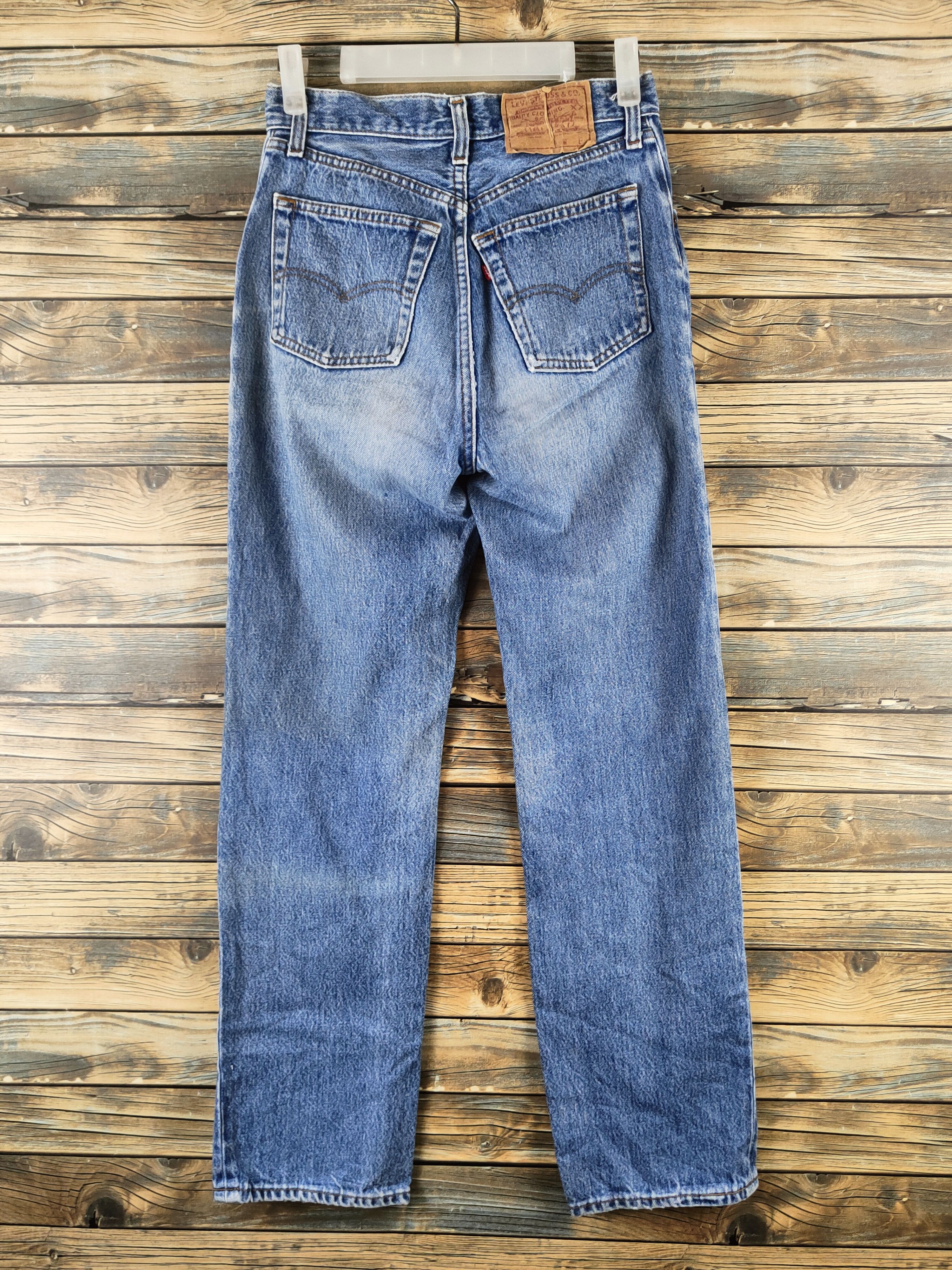 Levi's D 80' vintage levi's Blue Distressed Ripped Jeans #S2908 Size US 26 / EU 42 - 7 Thumbnail