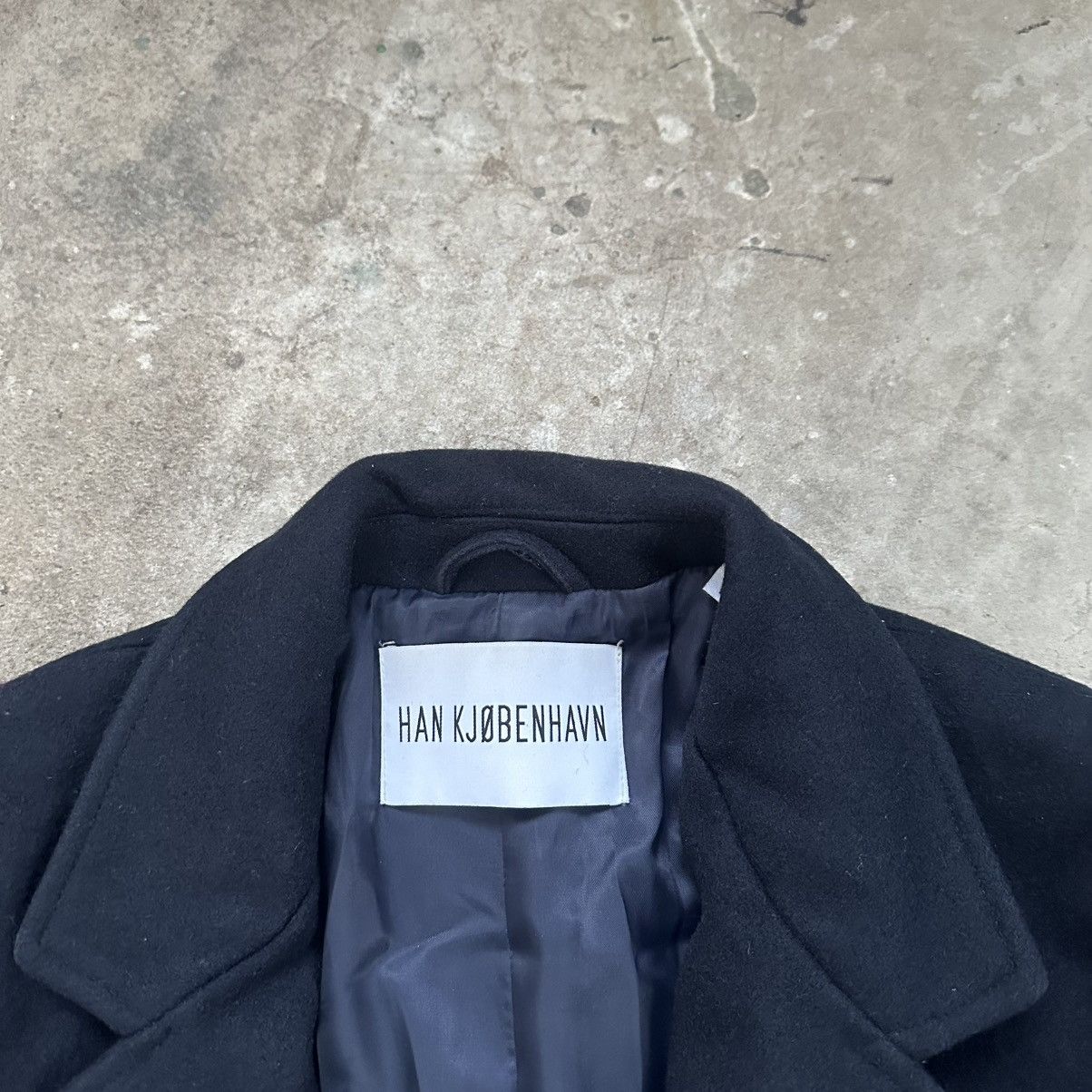 Our Legacy Han København Single Breasted blankers Coat - Navy Size US M / EU 48-50 / 2 - 4 Thumbnail