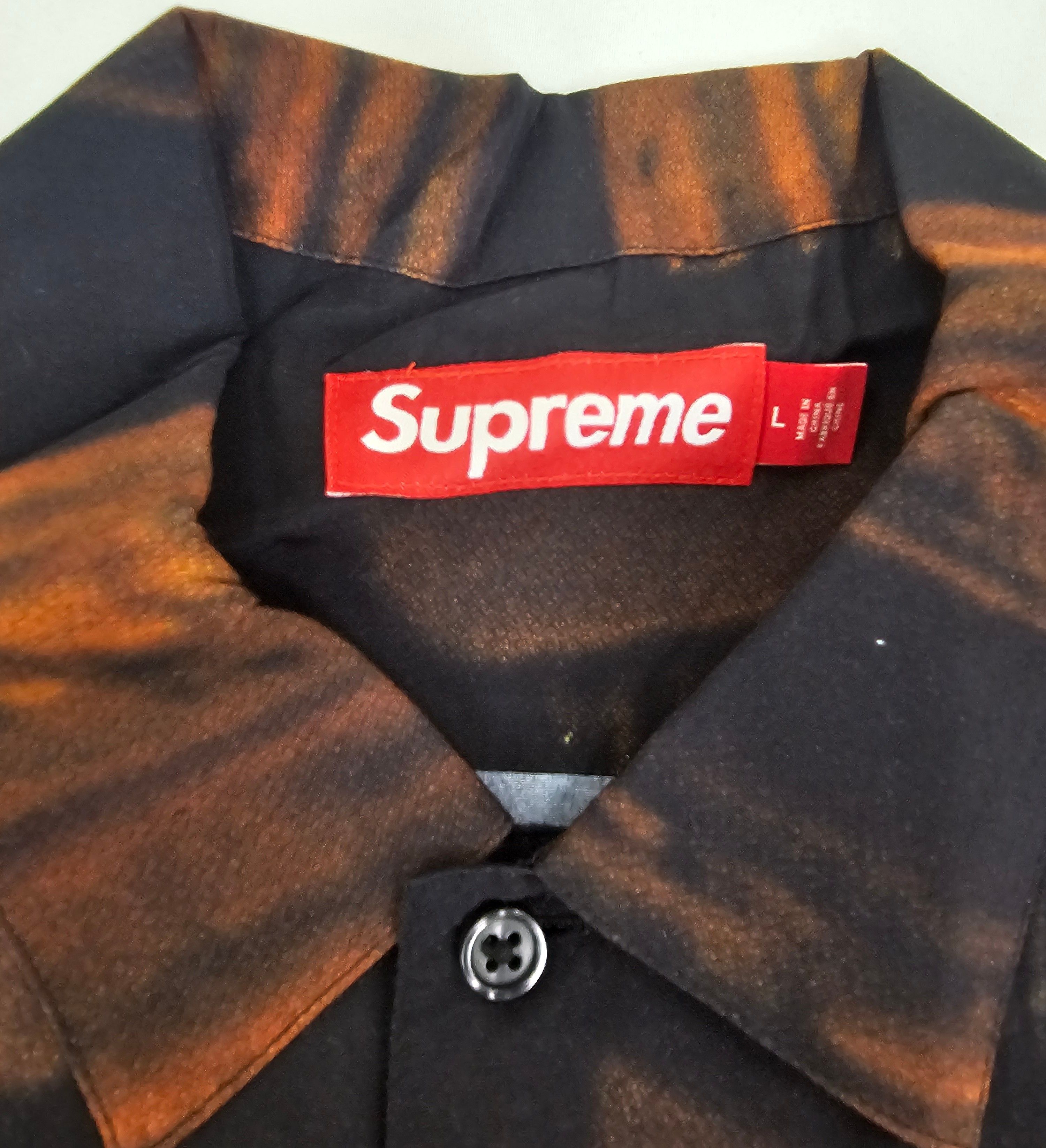 Supreme Supreme Canal St. S/S Shirt FW24 Men's Size Large BRAND NEW Size US L / EU 52-54 / 3 - 5 Thumbnail