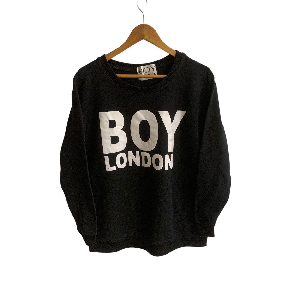 Boy London × Vintage Black Boy London Sweatshirt Big Logo Small Size Size US S / EU 44-46 / 1 - 1 Thumbnail