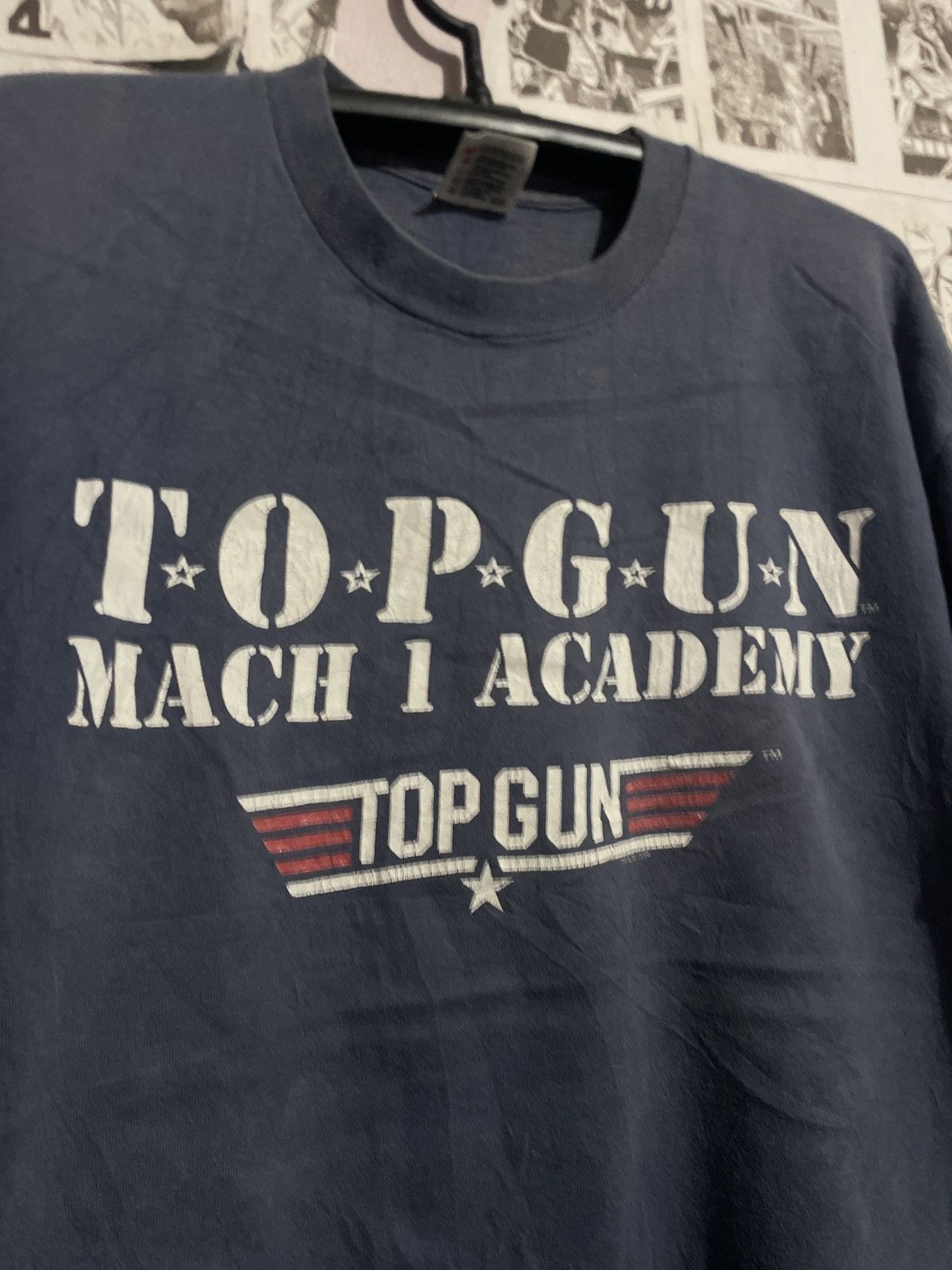 Japanese Brand × Vintage 94’ Top Gun Academy Movie Promo T-shirt Vintage Size US XL / EU 56 / 4 - 2 Thumbnail