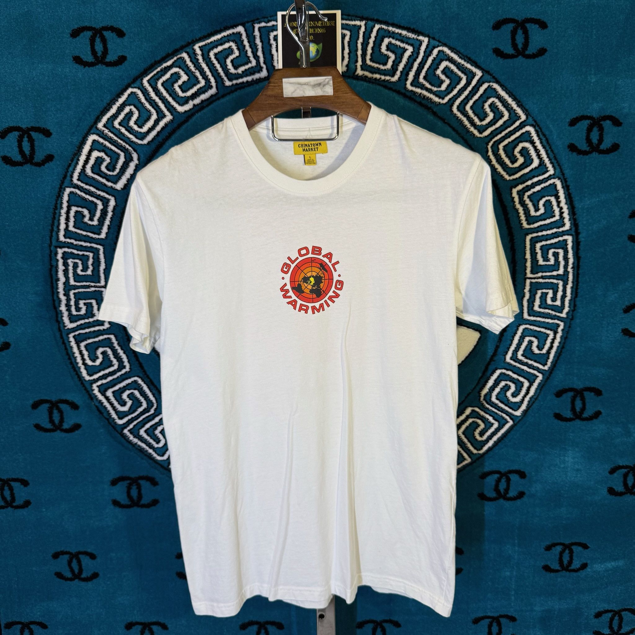 Market GLOBAL WARMING MOTIF S/S T SHIRT Size US L / EU 52-54 / 3 - 2 Thumbnail