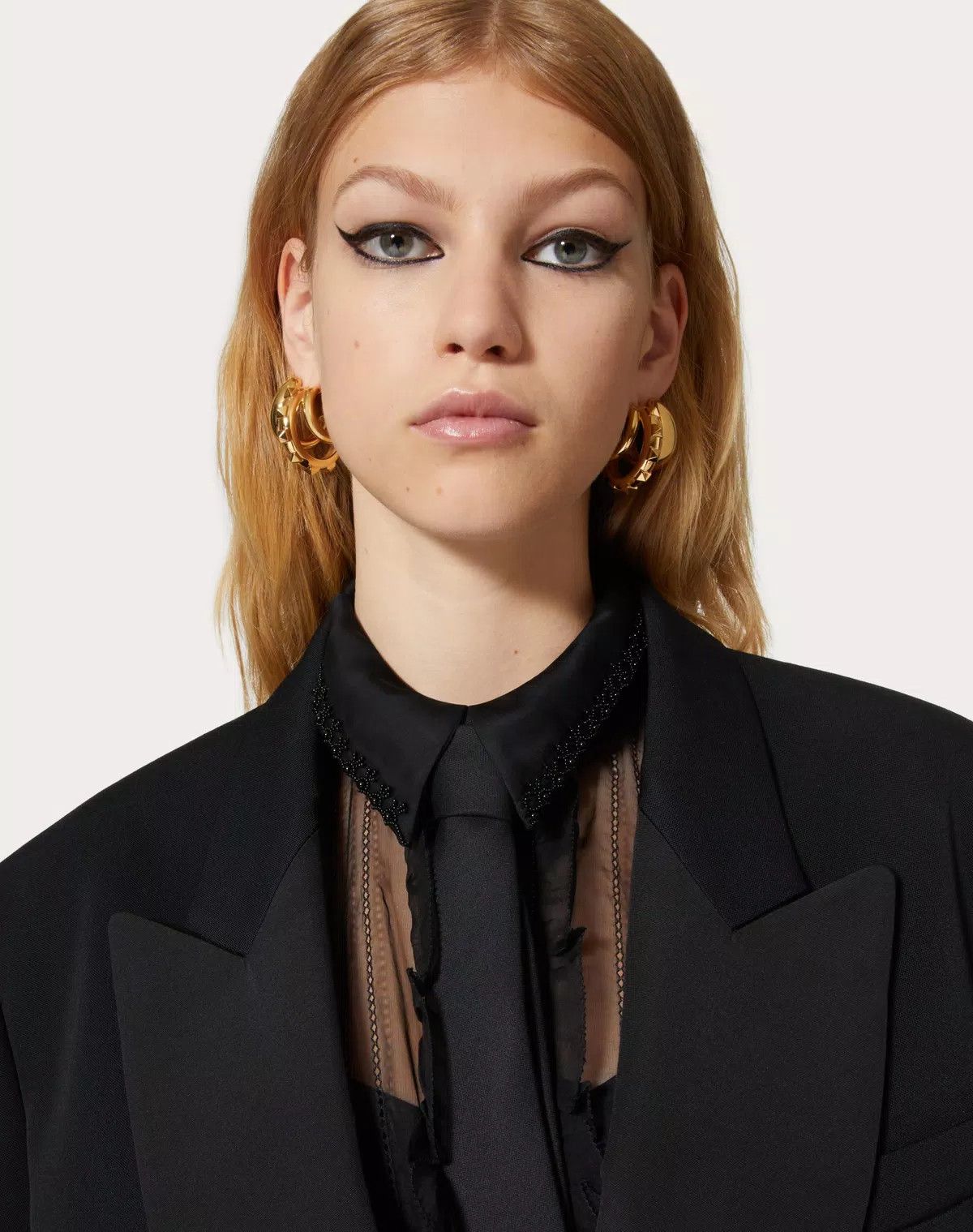 Valentino oc11z0725 Size:OS/ Rockstud Metal Earrings in Golden Size ONE SIZE - 5 Thumbnail
