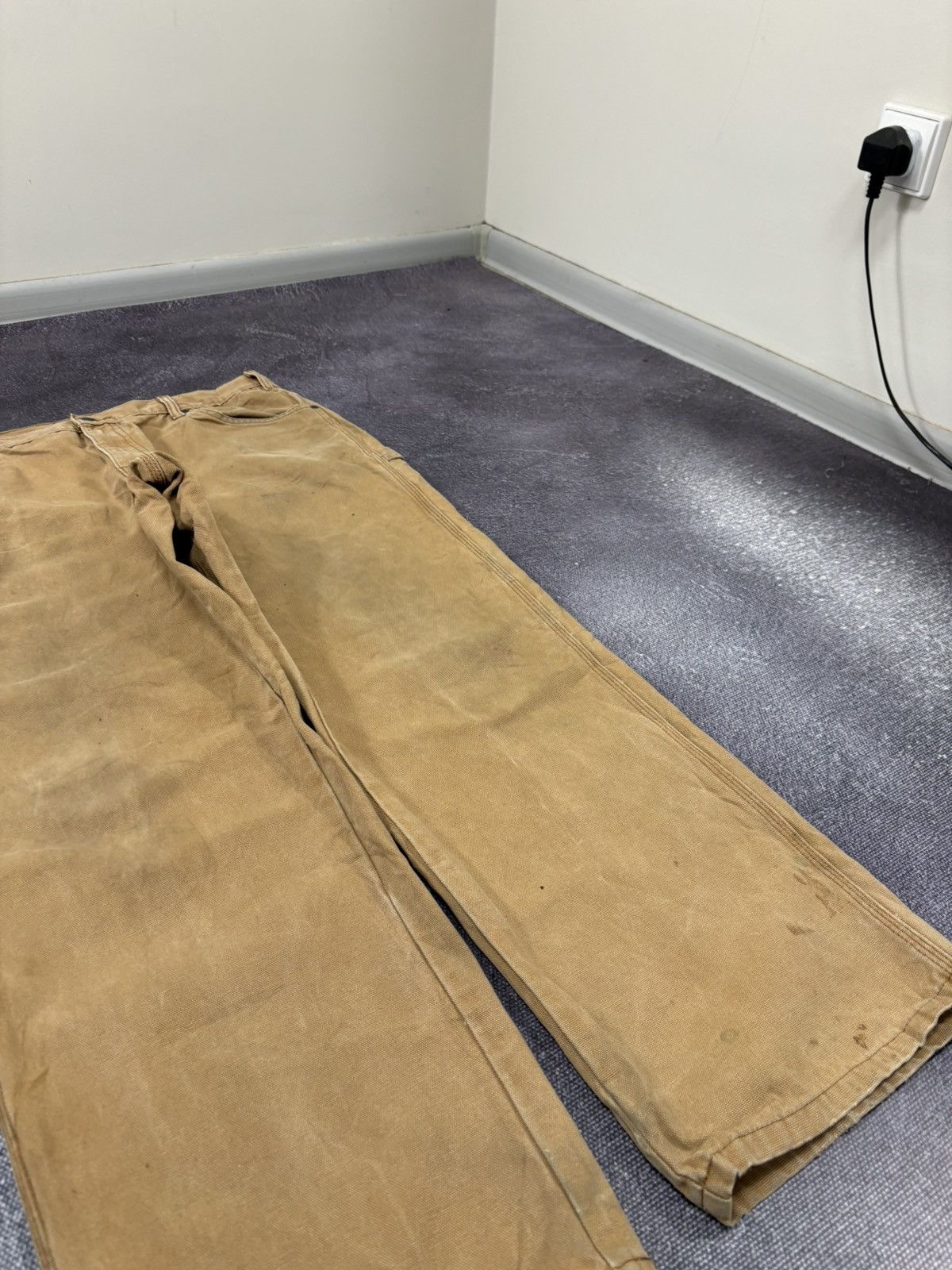 Dickies Vintage Dickies Y2K Mustard USA Work Carpenter Baggy Pants Size US 38 / EU 54 - 10 Thumbnail