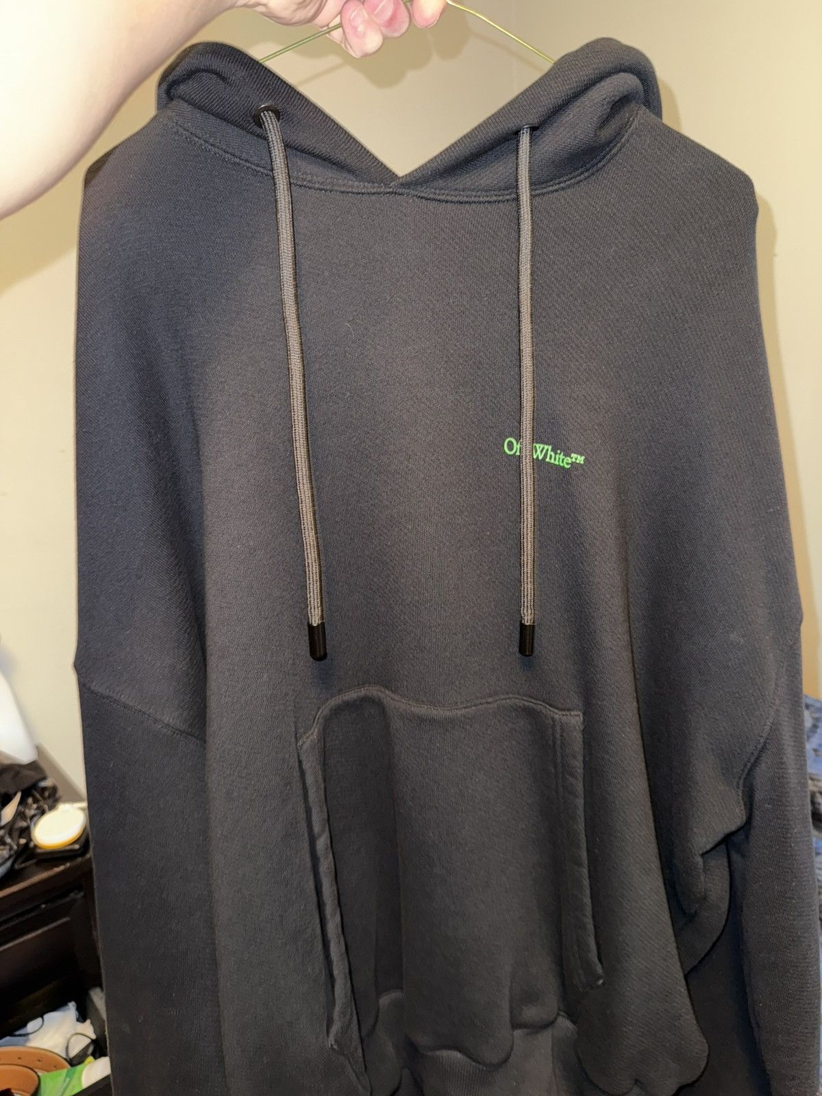 Off-White Off-White Moon Tab Oversized Hoodie Size US L / EU 52-54 / 3 - 1 Thumbnail