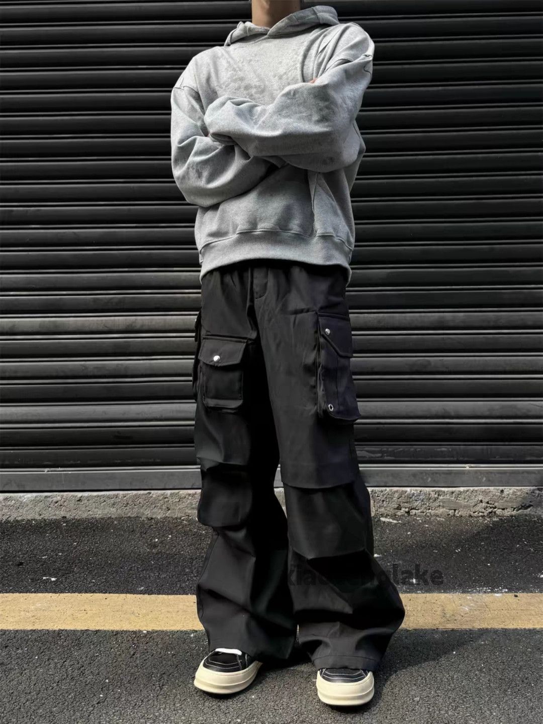 Designer × Japanese Brand × Vintage utility pleated yuppie punk flared cargo military pants Size US 32 / EU 48 - 5 Thumbnail
