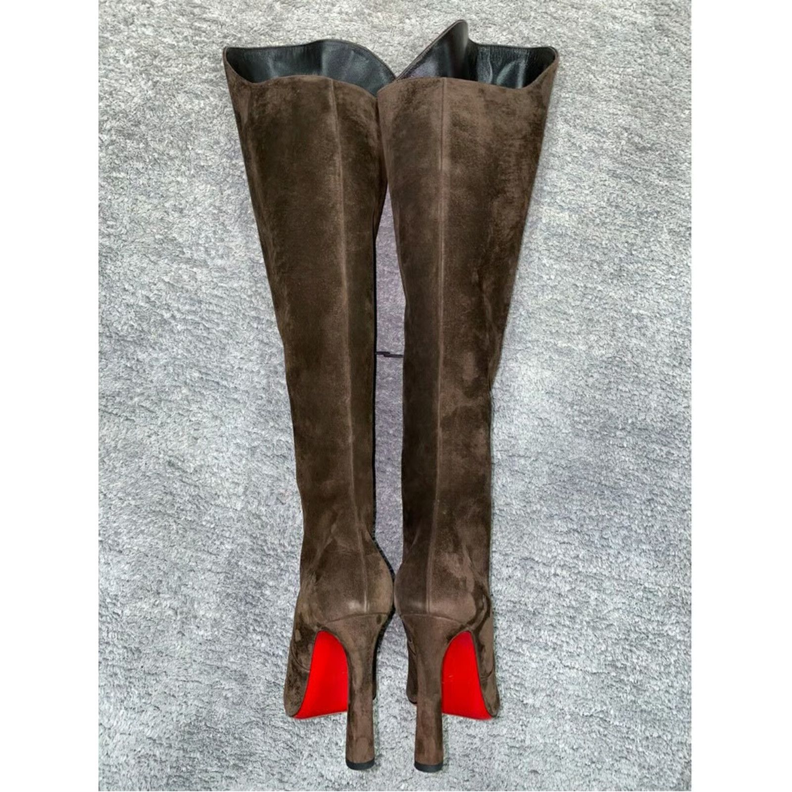 Christian Louboutin Christian Louboutin Eleonor Botta 100 Arabica Brown OTK Size US 9.5 / IT 39.5 - 3 Thumbnail