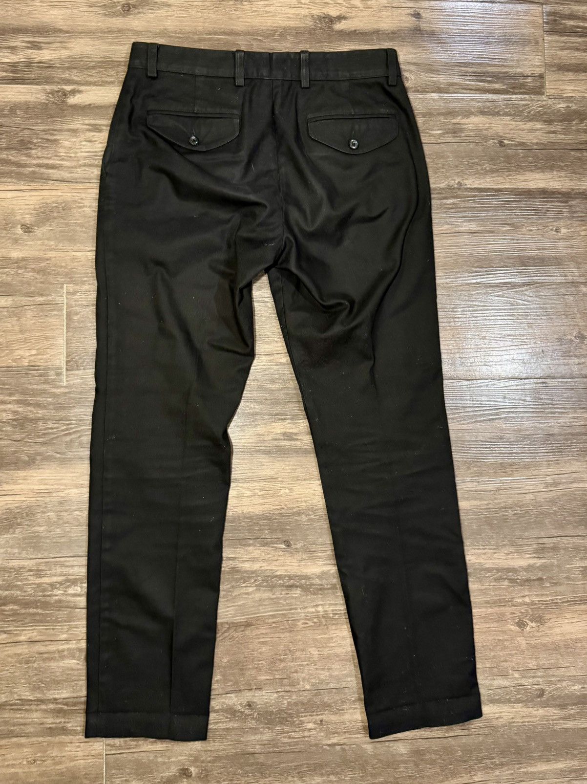 Cadet Cadet Black Cotton Workwear Trousers Made in USA 32 Size US 32 / EU 48 - 2 Thumbnail