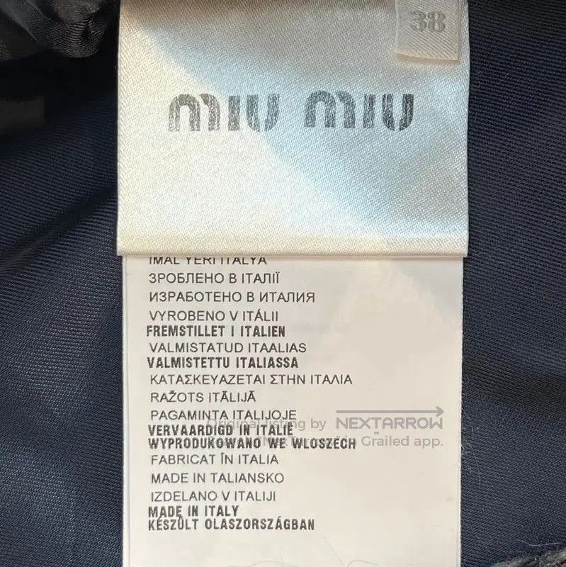 Miu Miu Miu Miu Red Cotton Blend Jacket . Size M / US 6-8 / IT 42-44 - 6 Thumbnail