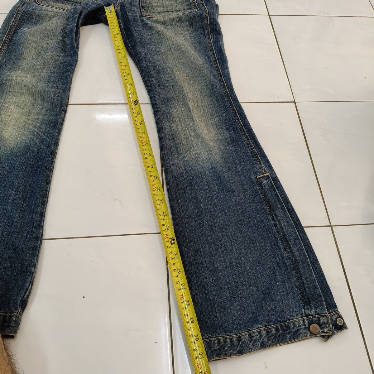 Express Vintage Y2K Express Bush Pant Flare Denim Zip Ankle Size US 29 - 18 Thumbnail