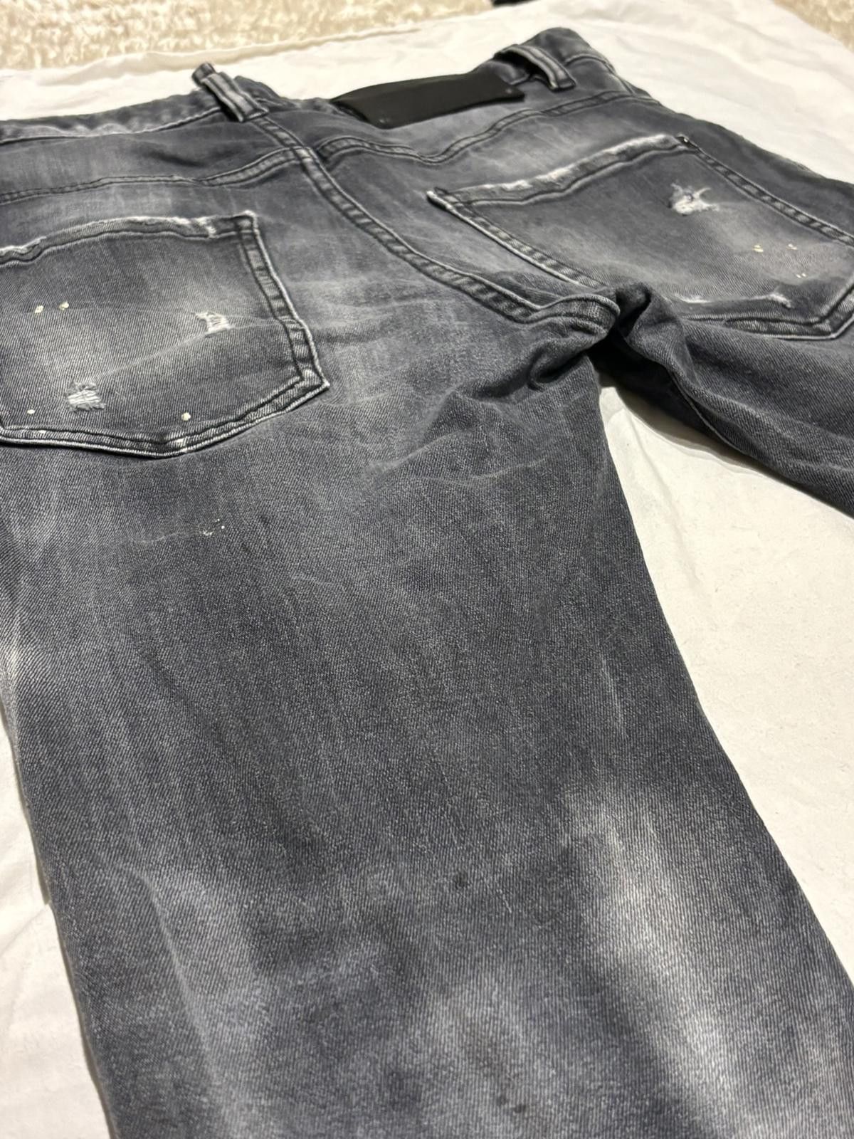Dsquared2 Dsquared2 - Black Distressed Slim Fit Skater Jeans Size US 30 / EU 46 - 6 Thumbnail