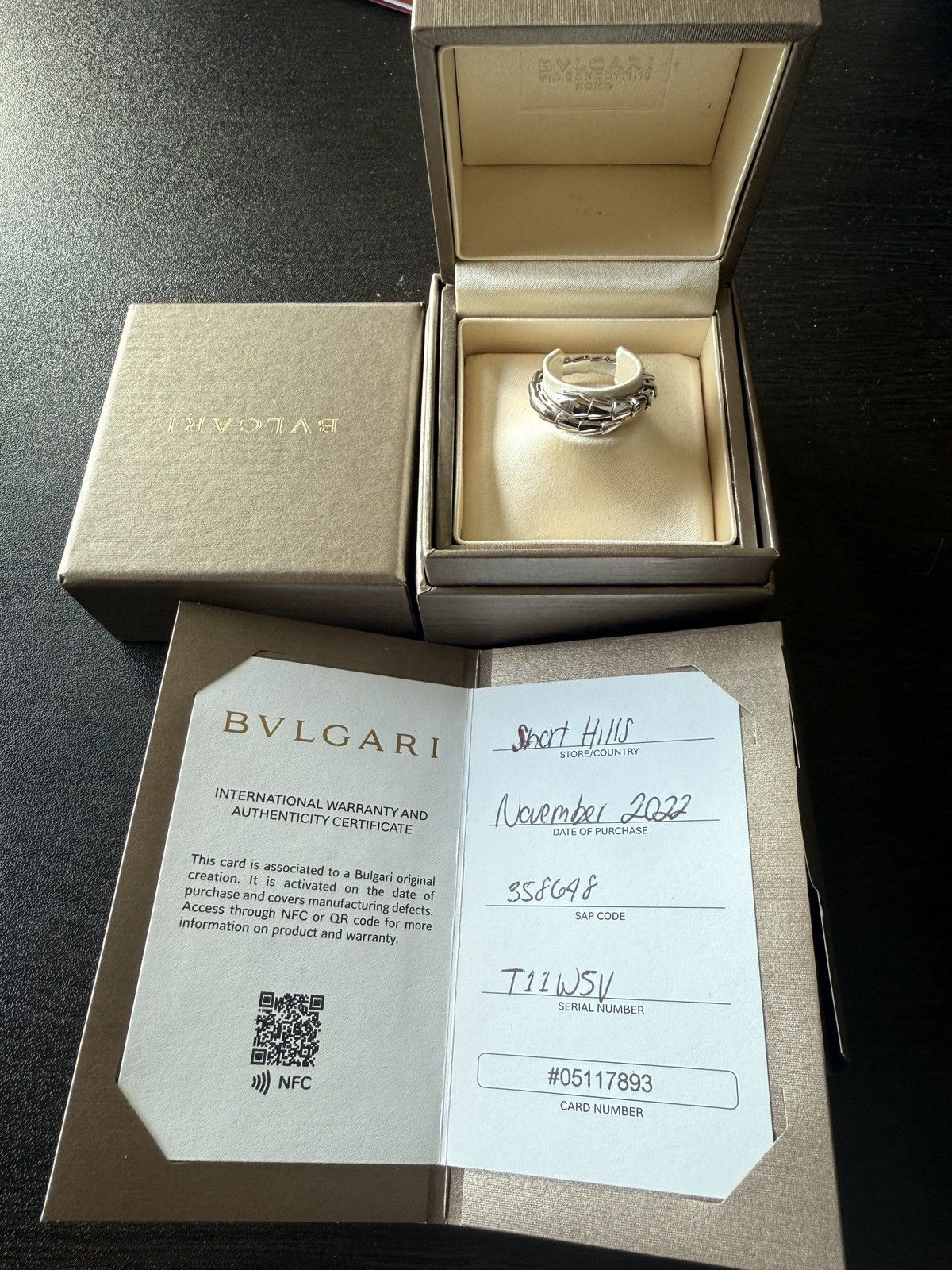 Bvlgari Bvlgari white gold ring Size 42 - 4 Thumbnail