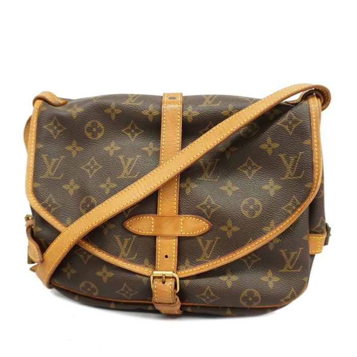 Auth Louis Vuitton Monogram Saumur 30 M42256 Women's Shoulder Bag