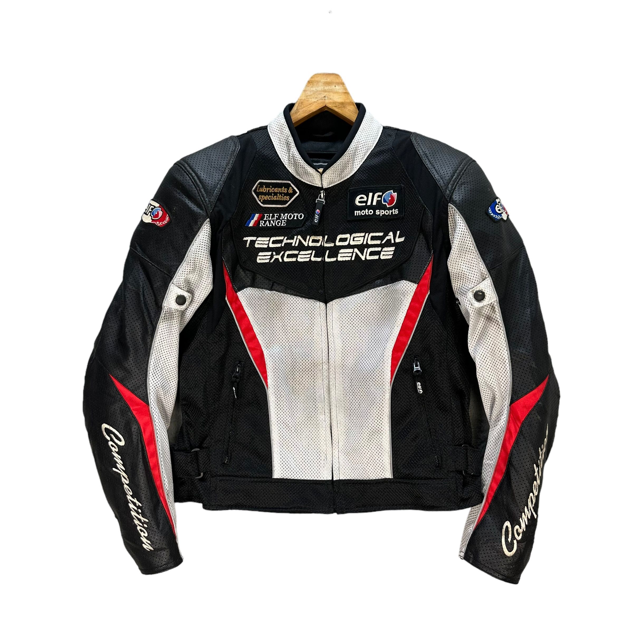 Japanese Brand ELF Moto Sports Biker Jacket #0017 Size US L / EU 52-54 / 3 - 1 Thumbnail