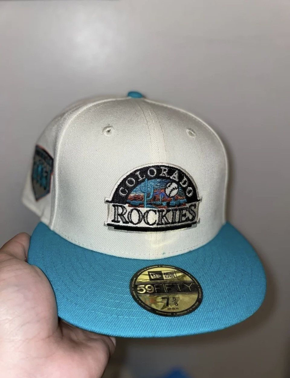 New Era Ecap city Colorado Rockies 7 5/8 brand new sold out White - $145  New With Tags - From A