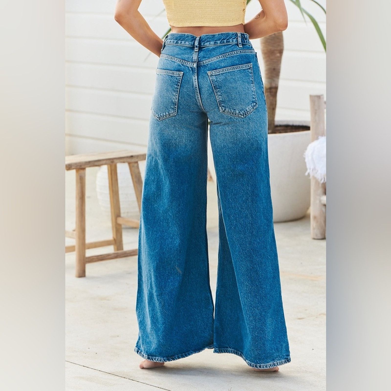 Free People 🎉LAST PIECE🎉FREE PEOPLE Lovefool Low Rise Jeans‎ Size 31" - 13 Thumbnail