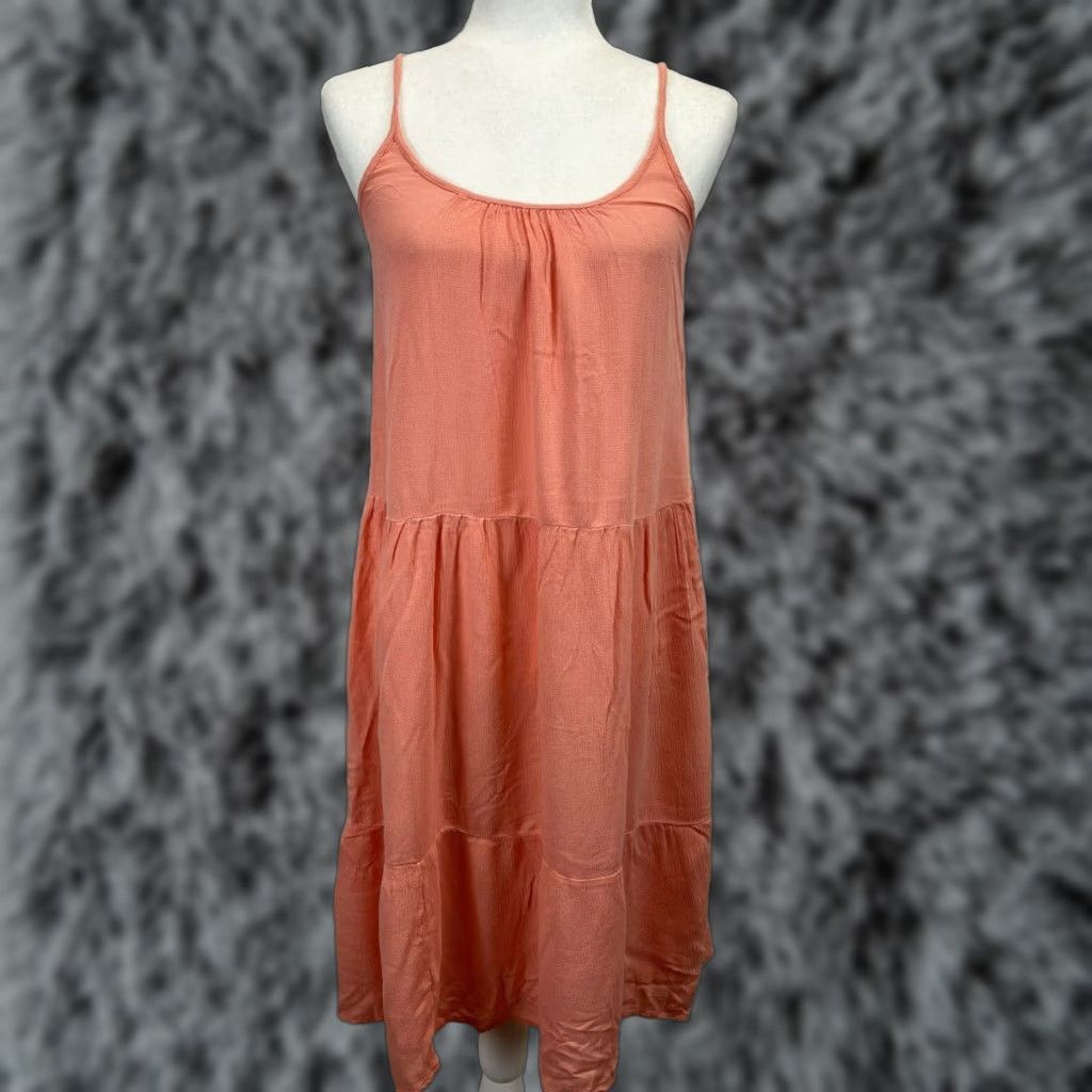 Loft LOFT Shift Sundress XS Peach Adjustable Straps Casual Dress Size XS / US 0-2 / IT 36-38 - 1 Thumbnail