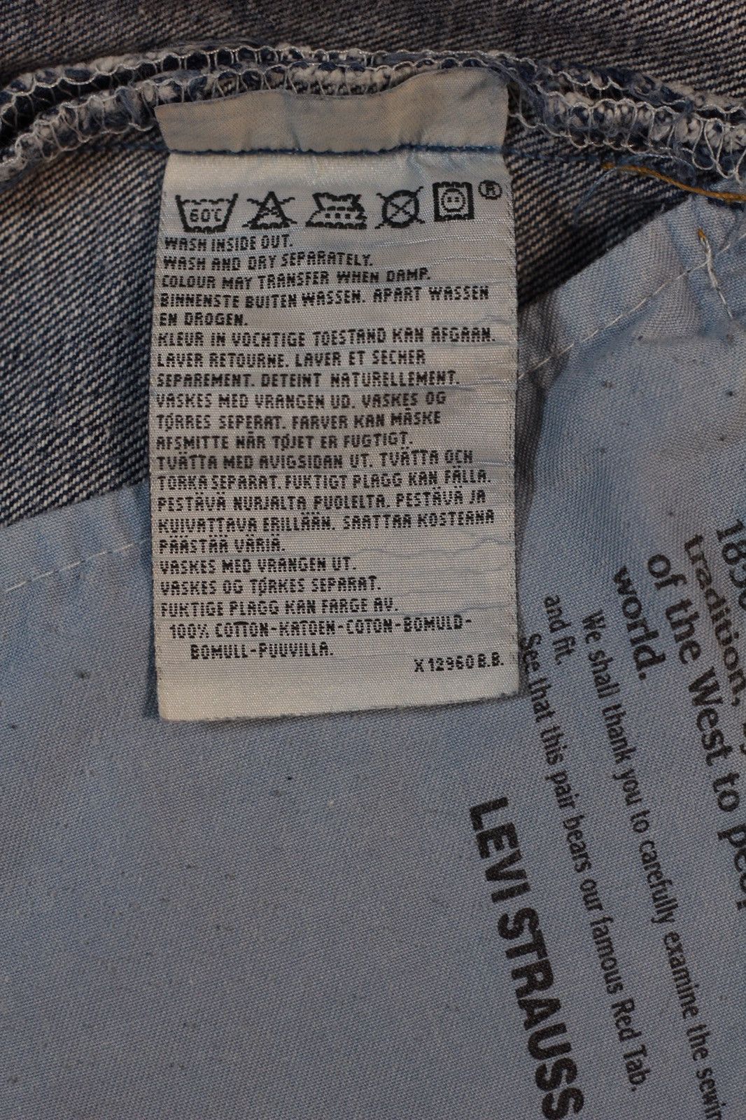 Levi's Vintage Clothing Vintage 1998 Levi’s 508 Denim Pants Made in UK Size US 34 / EU 50 - 10 Thumbnail