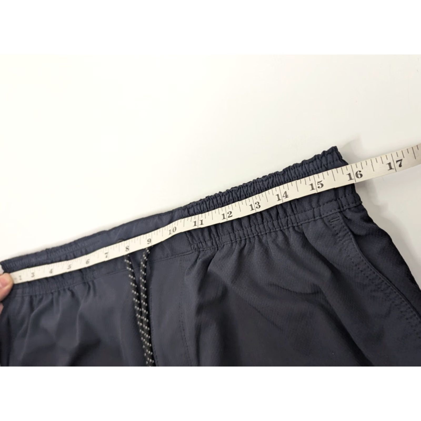 Vintage Legends Shorts Mens Large Navy Drawstring Linerless Gym Running Stretch Size US 33 - 6 Thumbnail