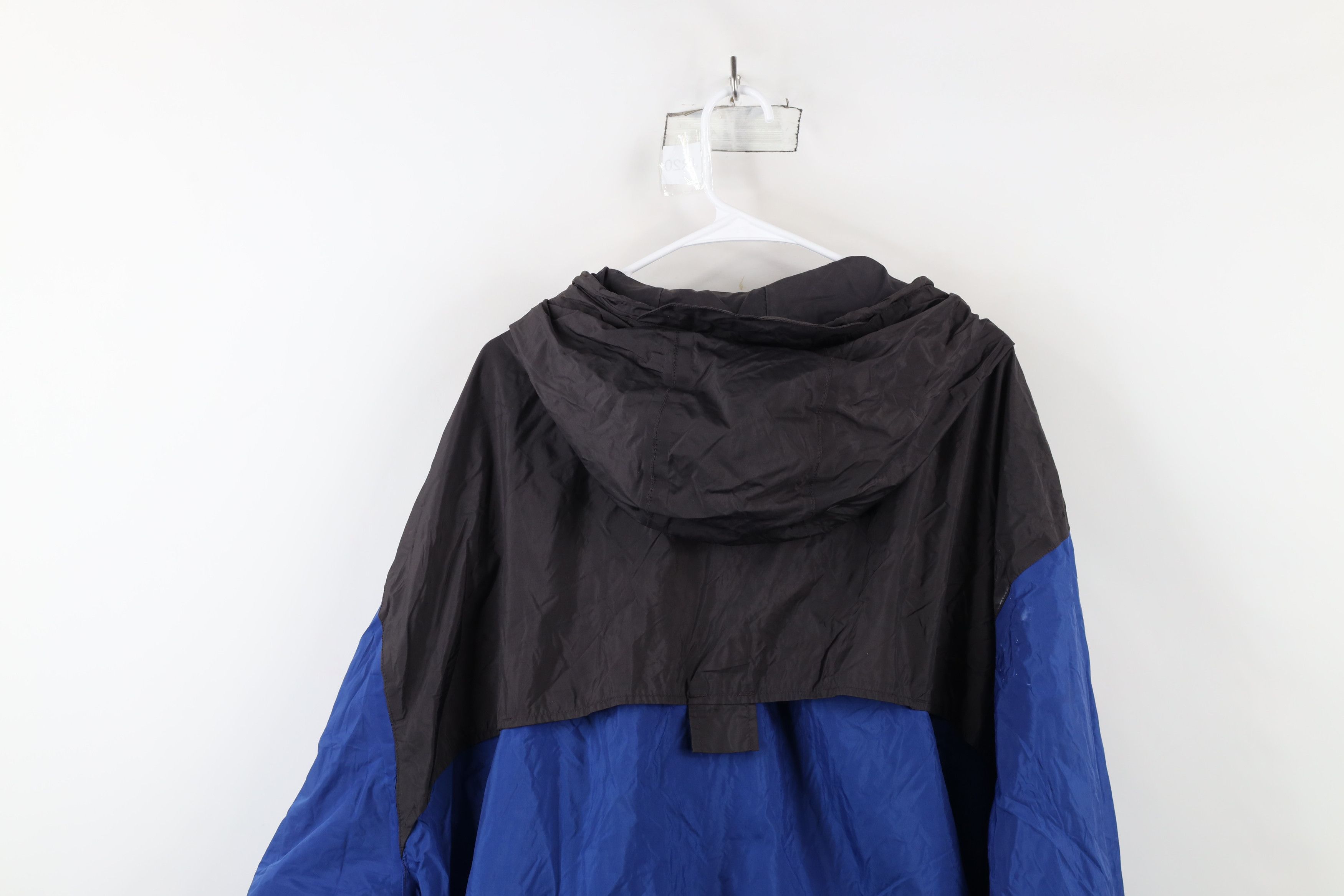 Cabelas × Vintage Vintage Cabelas Packable Hooded Rain Jacket Windbreaker Blue Size US XXL / EU 58 / 5 - 12 Thumbnail