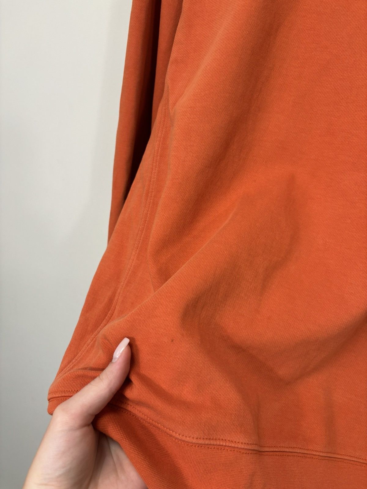 Norse Projects Norse Projects Men’s Vorm Summer Interlock Orange Sweatshirt Size US XL / EU 56 / 4 - 8 Thumbnail