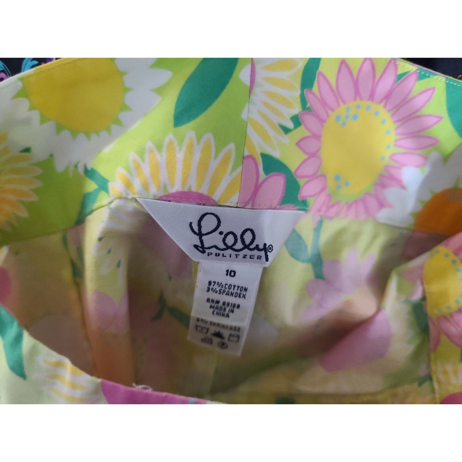 Lilly Pulitzer Vintage Lilly Pulitzer Women's Floral Shorts US 10 Mod Size 32" / US 10 / IT 46 - 5 Thumbnail