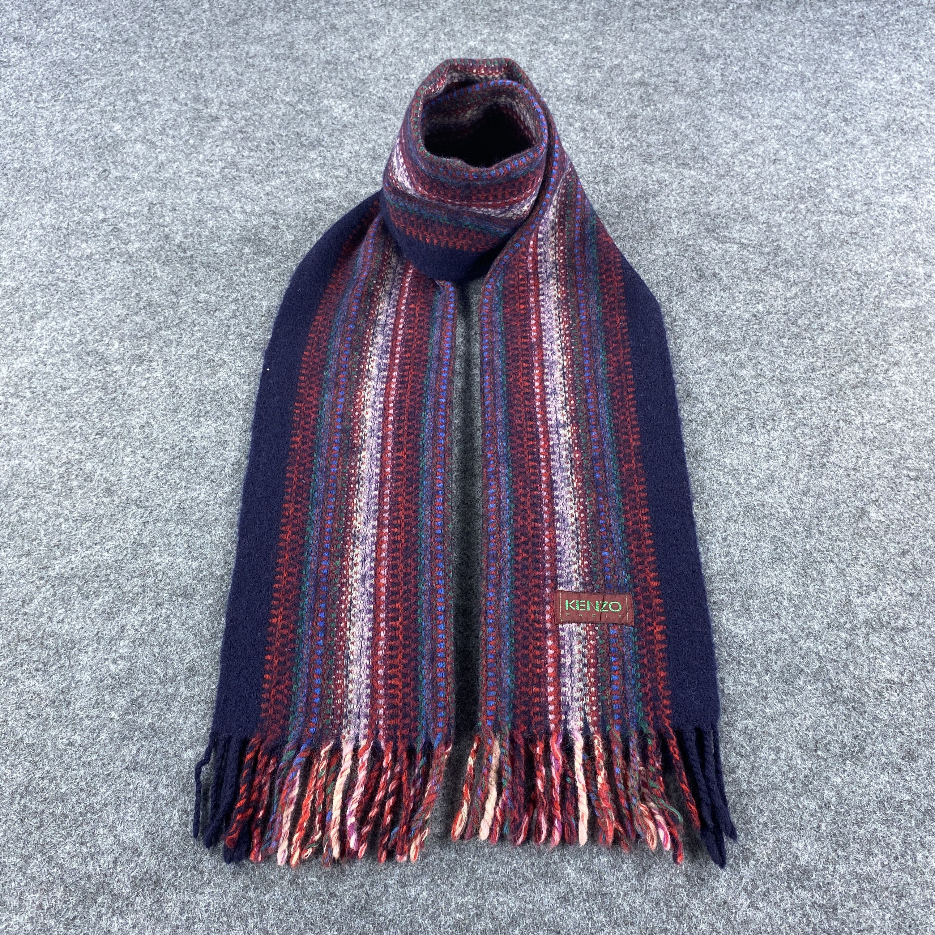 Kenzo × Vintage Kenzo Scarf # Muffler # Neckwear # z # D520 Size ONE SIZE - 1 Thumbnail