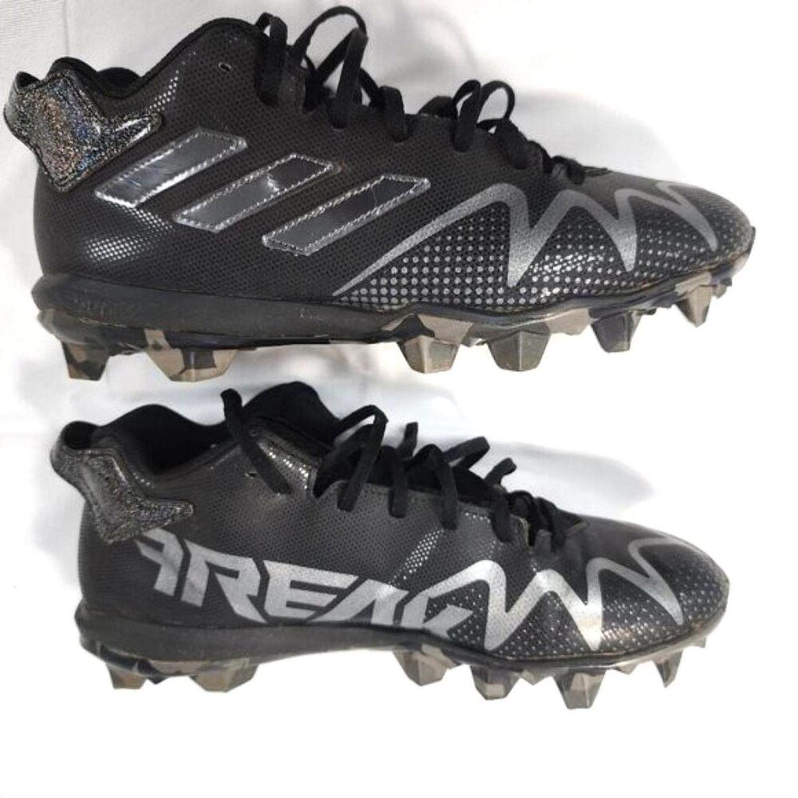 Adidas Adidas Freak Baseball cleats, men size 12, black & gray Size US 12 / EU 45 - 2 Thumbnail