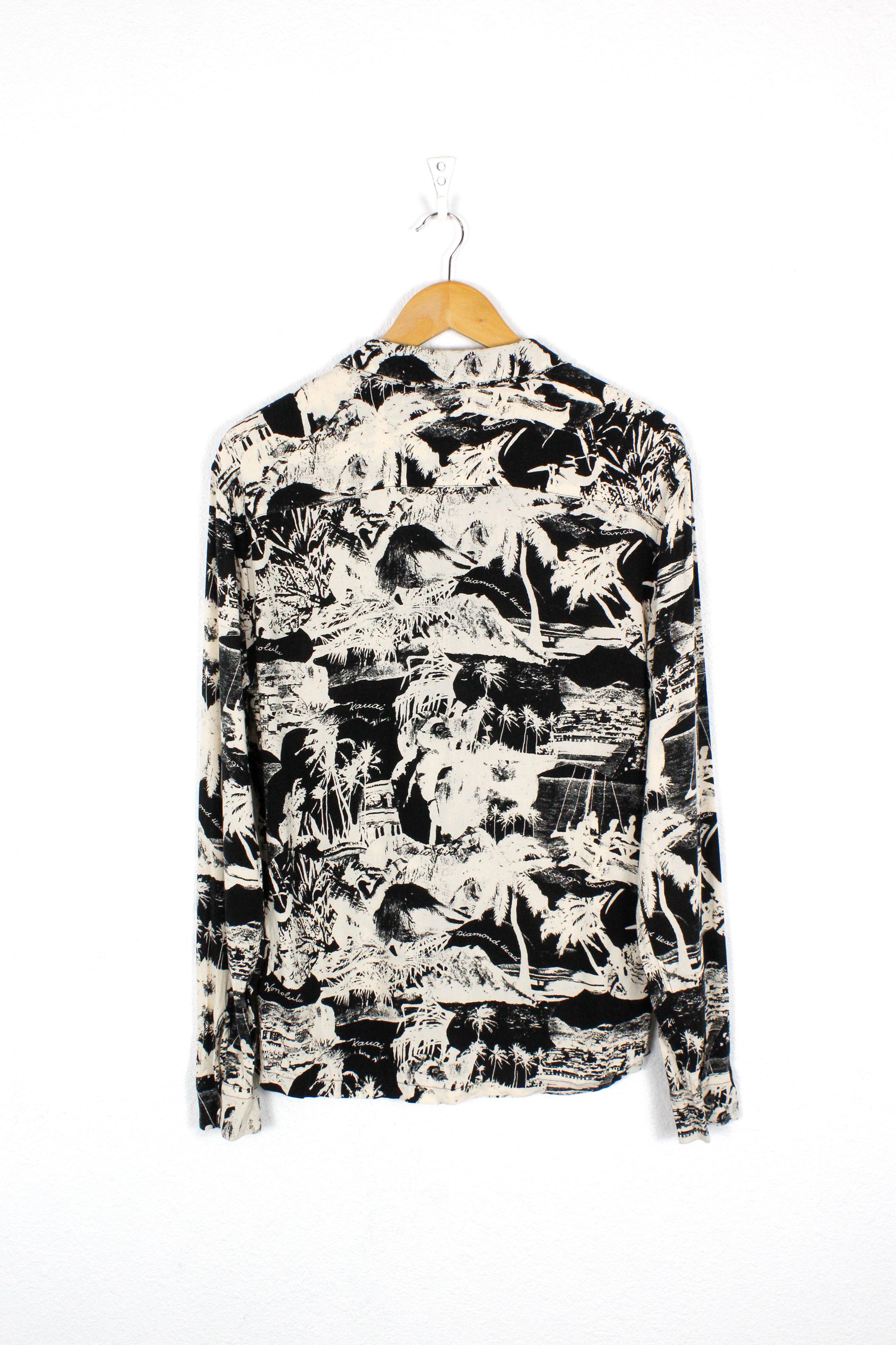 Allsaints × Japanese Brand Allsaints AWA Japanese Printed Camp Hawaiian Shirt AC Size US S / EU 44-46 / 1 - 4 Thumbnail