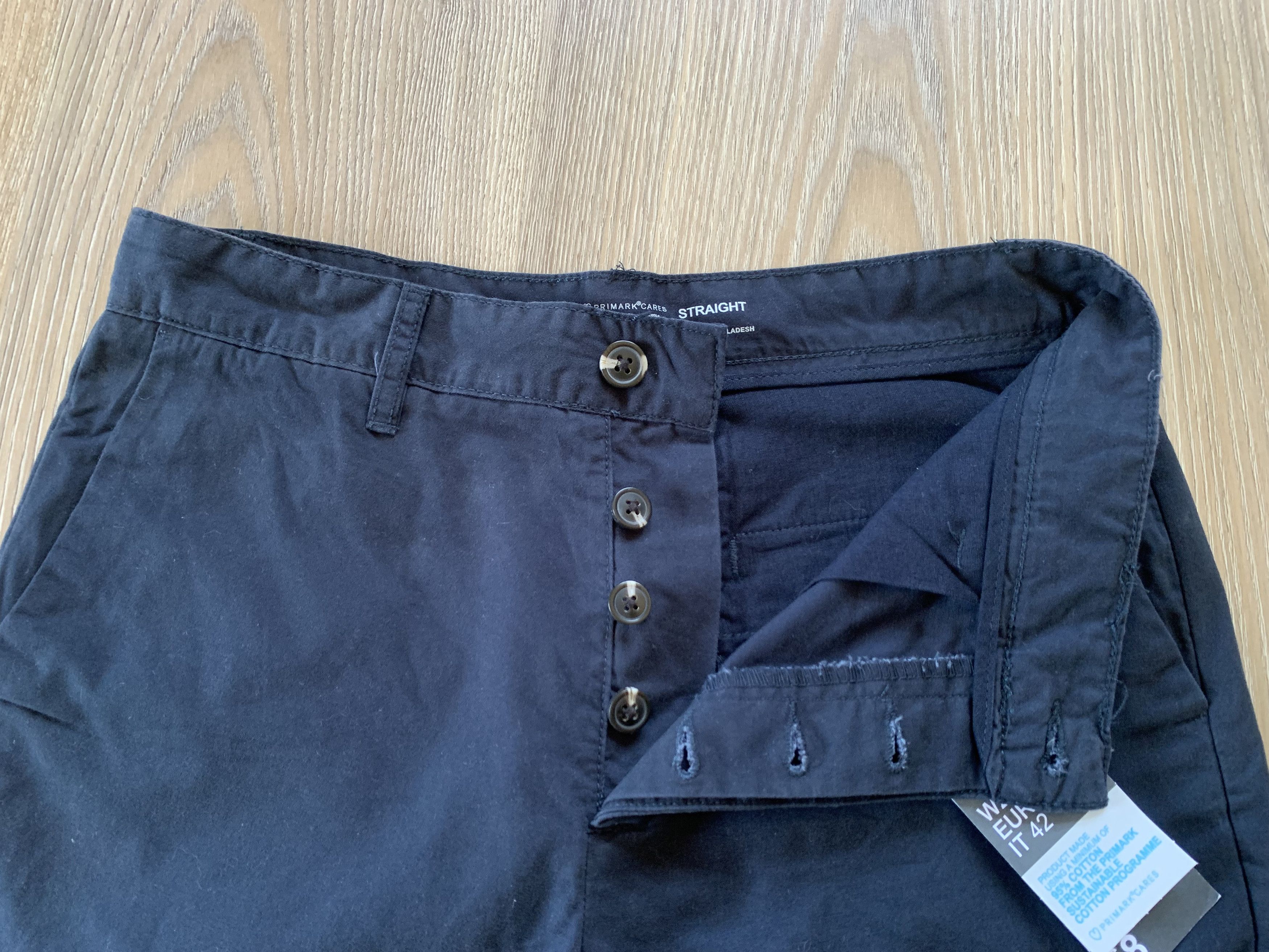 Primark Primark Mens Navy Blue Cotton Shorts Size US 28 / EU 44 - 5 Thumbnail
