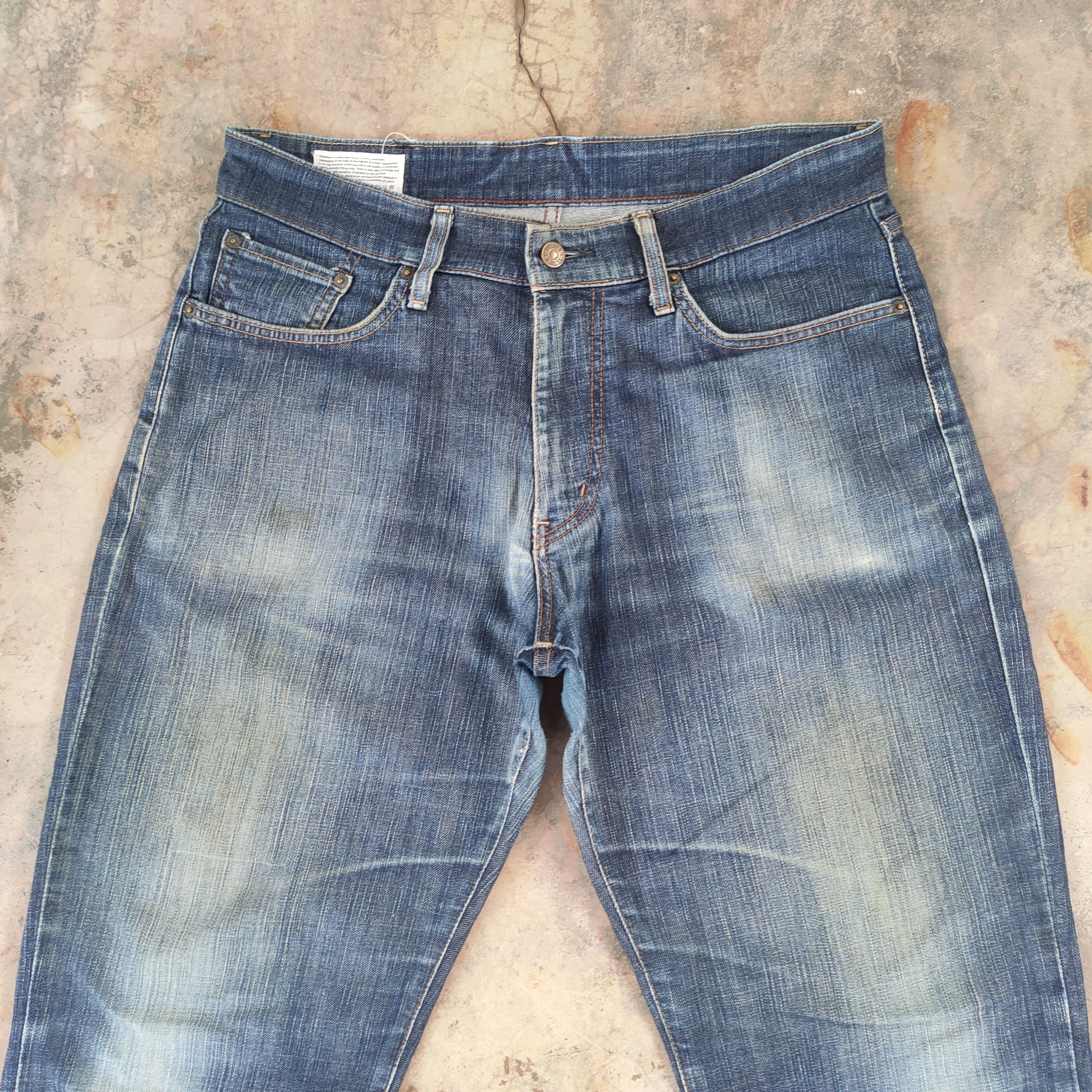 Edwin × Jean × Vintage W35 VINTAGE EDWIN FADED JEAN DENIM PANTS Size US 35 - 3 Thumbnail