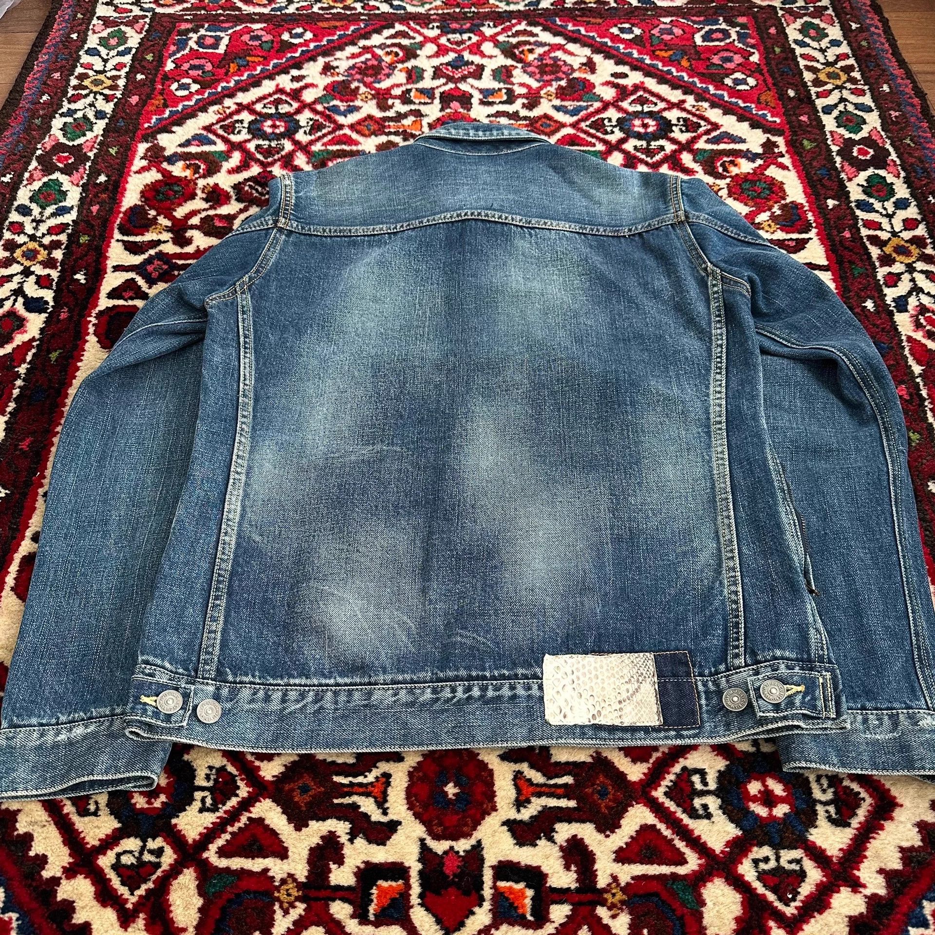 Visvim visvim 101 11aw 2nd yellow mud snake denim jacket Size US M / EU 48-50 / 2 - 4 Thumbnail