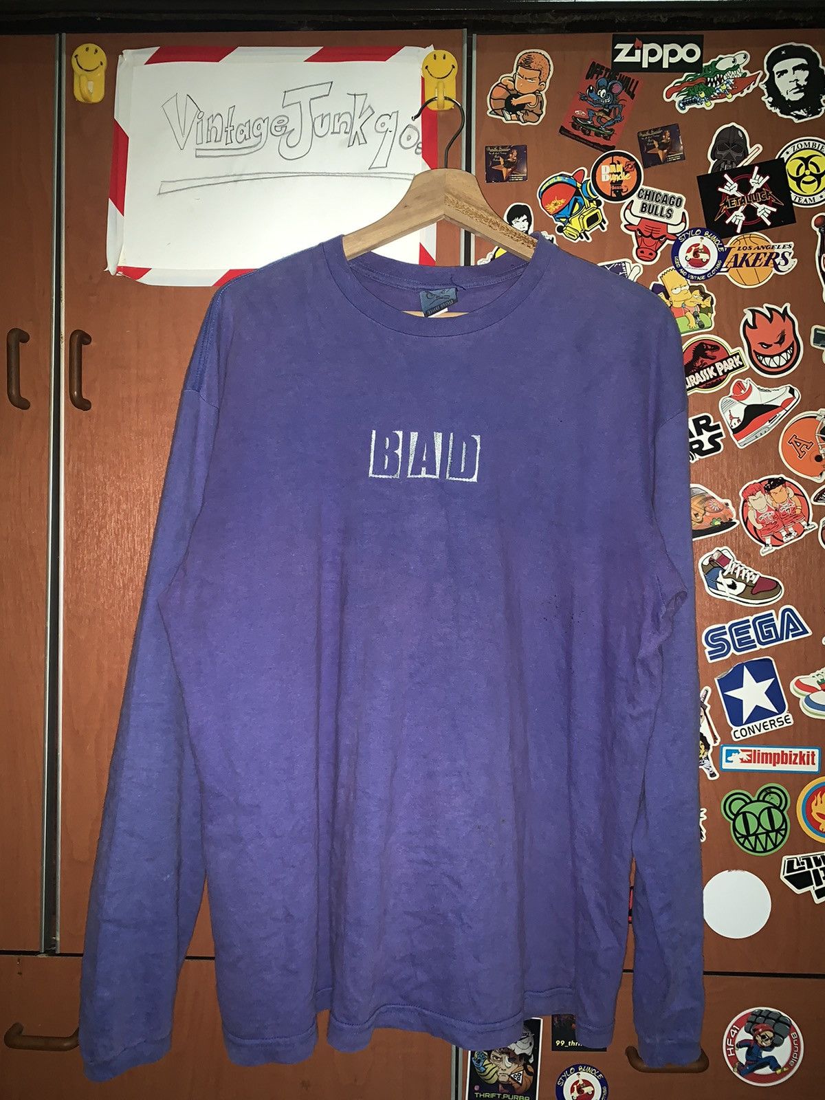 Vintage Vintage 90’s BAD BOY T-shirt LONG SLEEVE Size US M / EU 48-50 / 2 - 2 Thumbnail