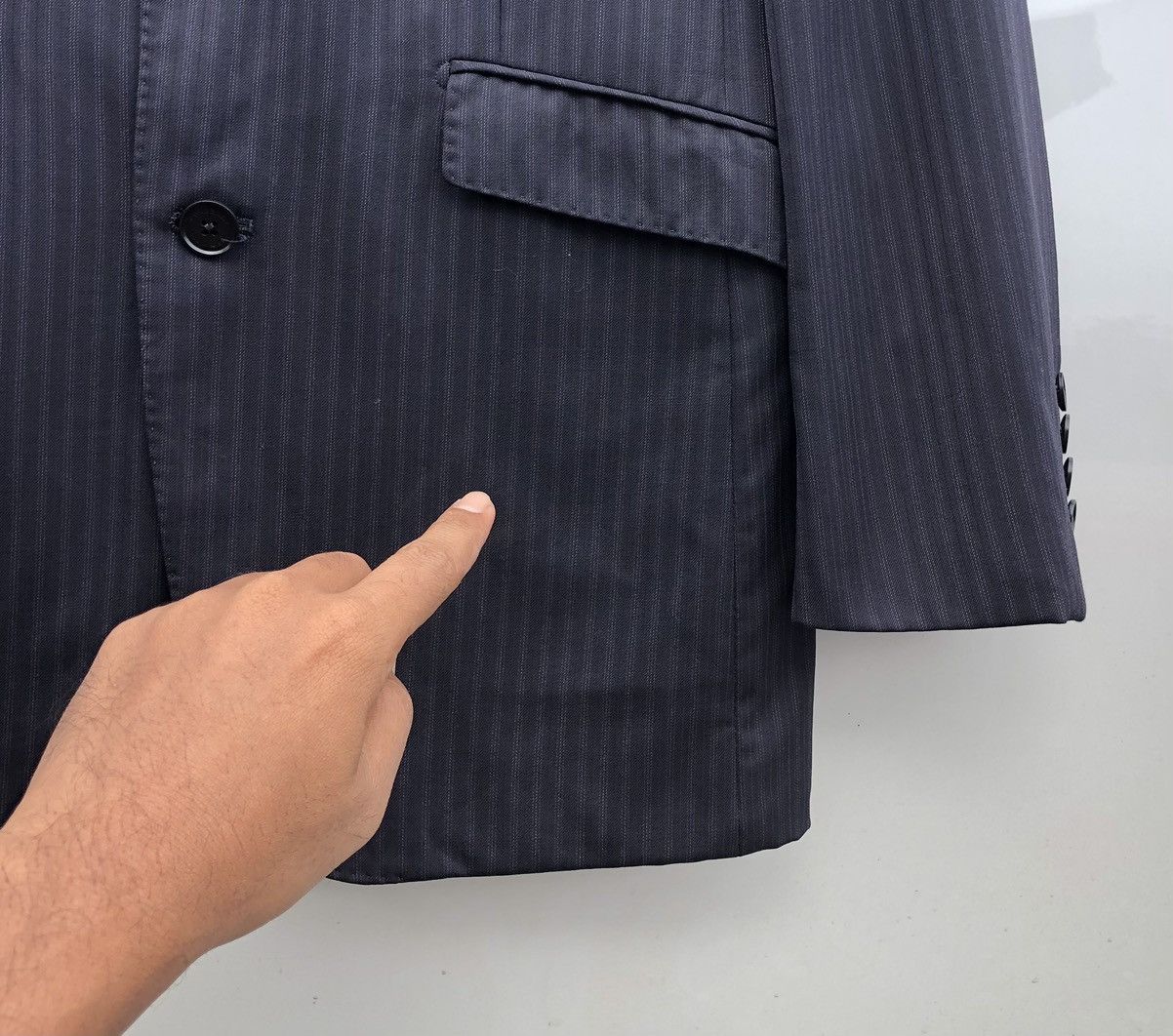 Burberry Burberry Black Label Striped Wool Blazer Size US M / EU 48-50 / 2 - 10 Thumbnail