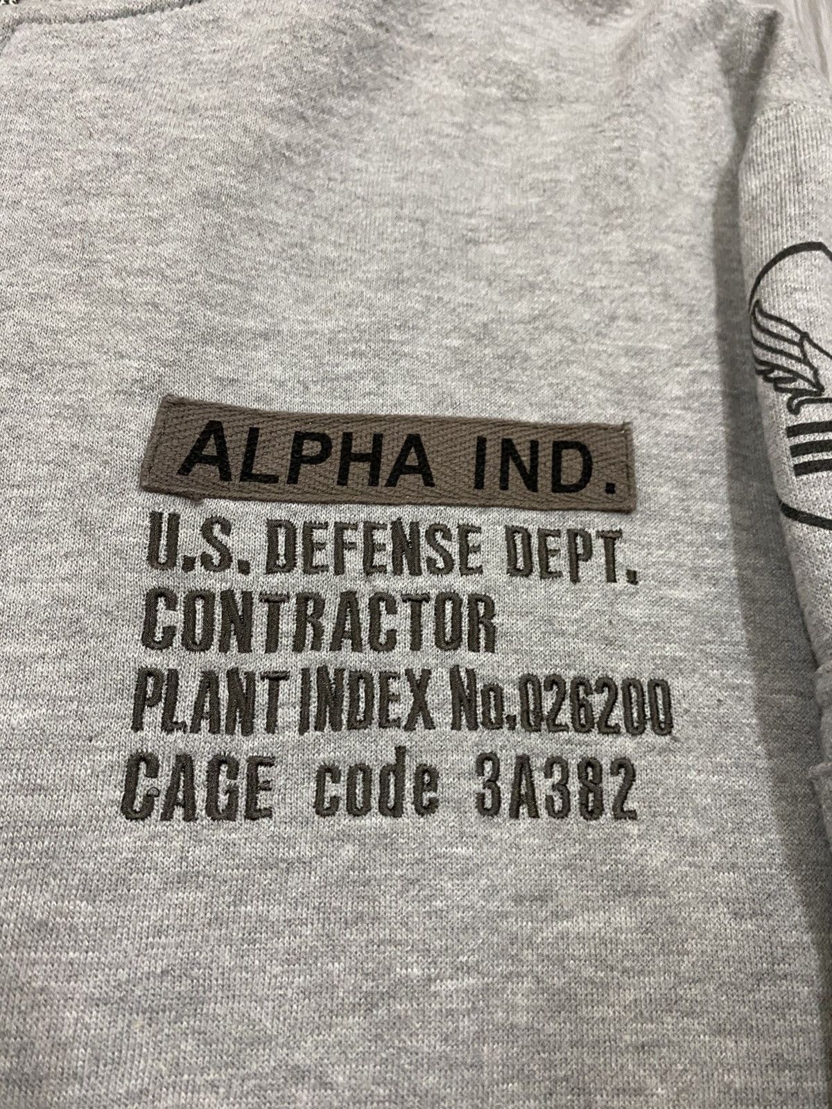 Alpha Industries Vtg Alpha Industries Sweater Bomber Style Size US XL / EU 56 / 4 - 4 Thumbnail