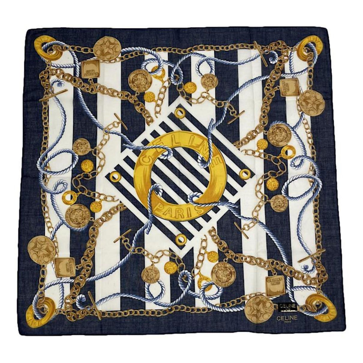 Multicolour Silk Silk Handkerchief