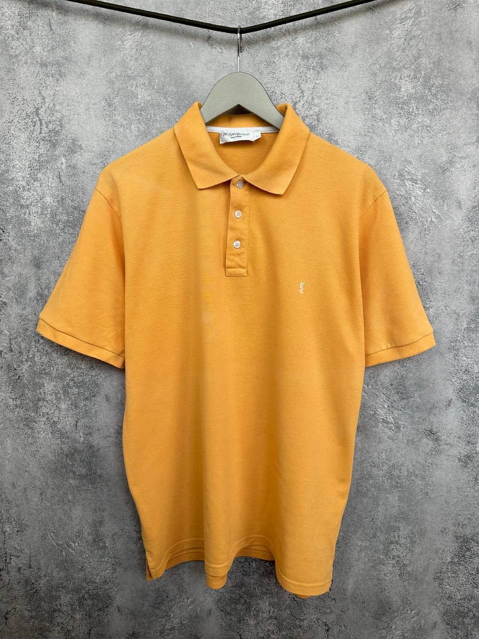 Yves Saint Laurent Yves Saint Laurent YSL Polo Shirt Orange Logo Short Sleeve Size US L / EU 52-54 / 3 - 1 Thumbnail