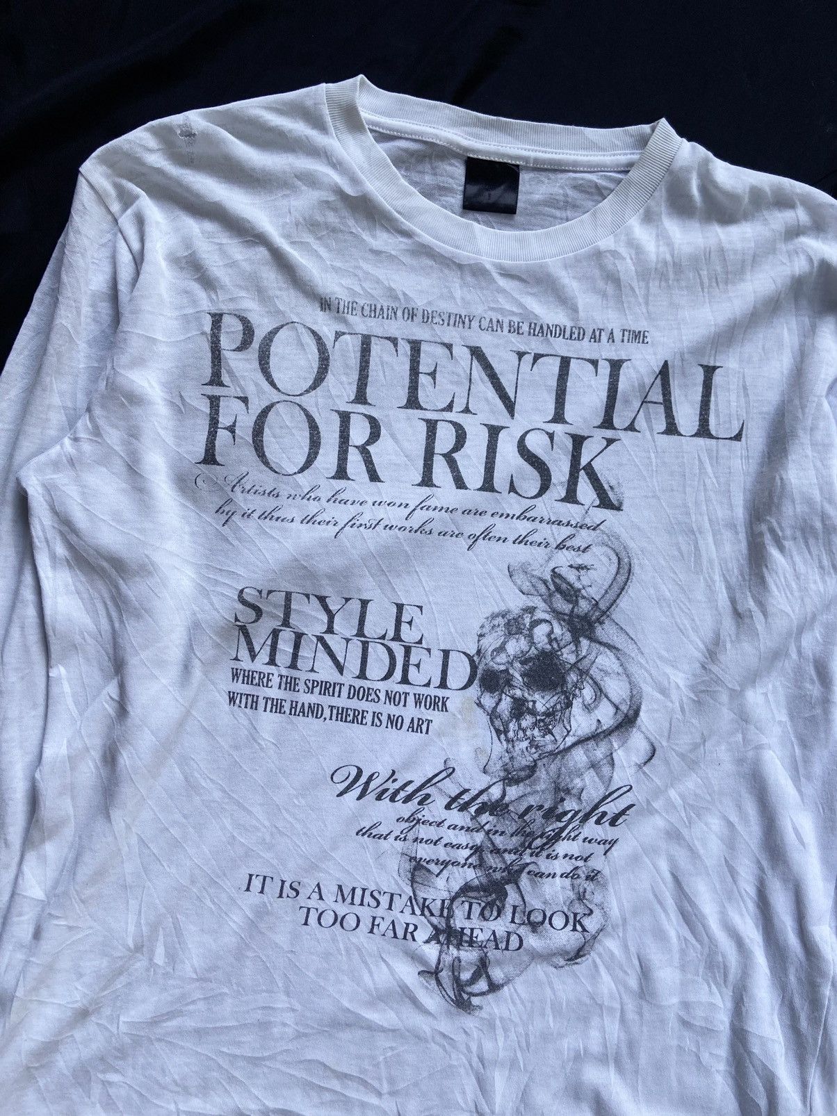 Japanese Brand POTENTIAL FOR RISK STYLE MINDED LONG SLEEVE Size US M / EU 48-50 / 2 - 3 Thumbnail