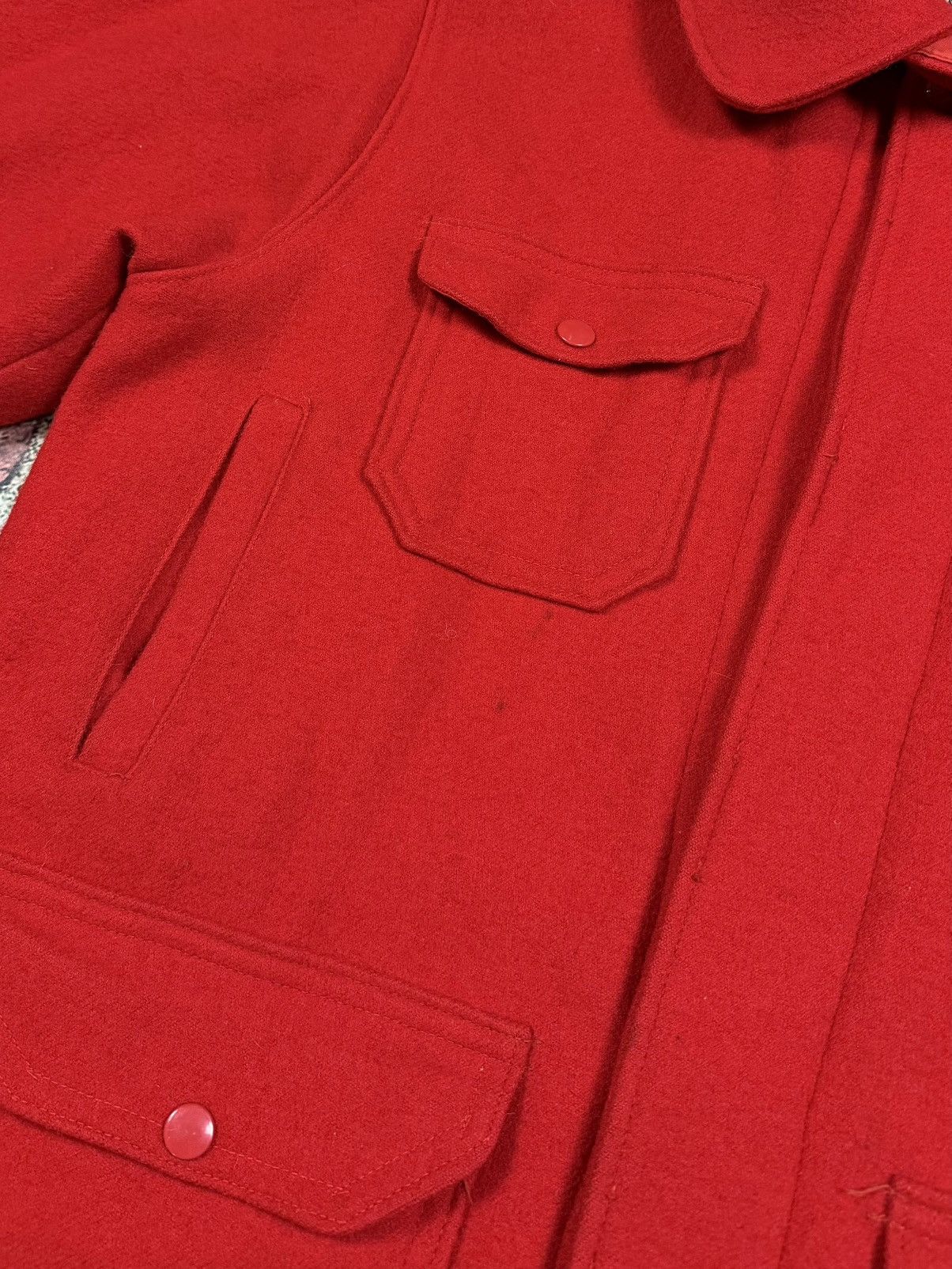 Woolrich Woolen Mills Vintage 70s Woolrich Mackinaw Cruiser Wool Jacket Field Coat Size US L / EU 52-54 / 3 - 13 Thumbnail