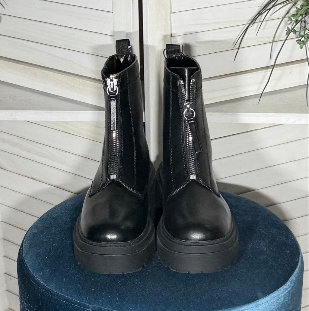 Arizona Jean Co. NWT women's Xander block heel motorcycle combat boots sz 9 Size US 9 / IT 39 - 3 Thumbnail