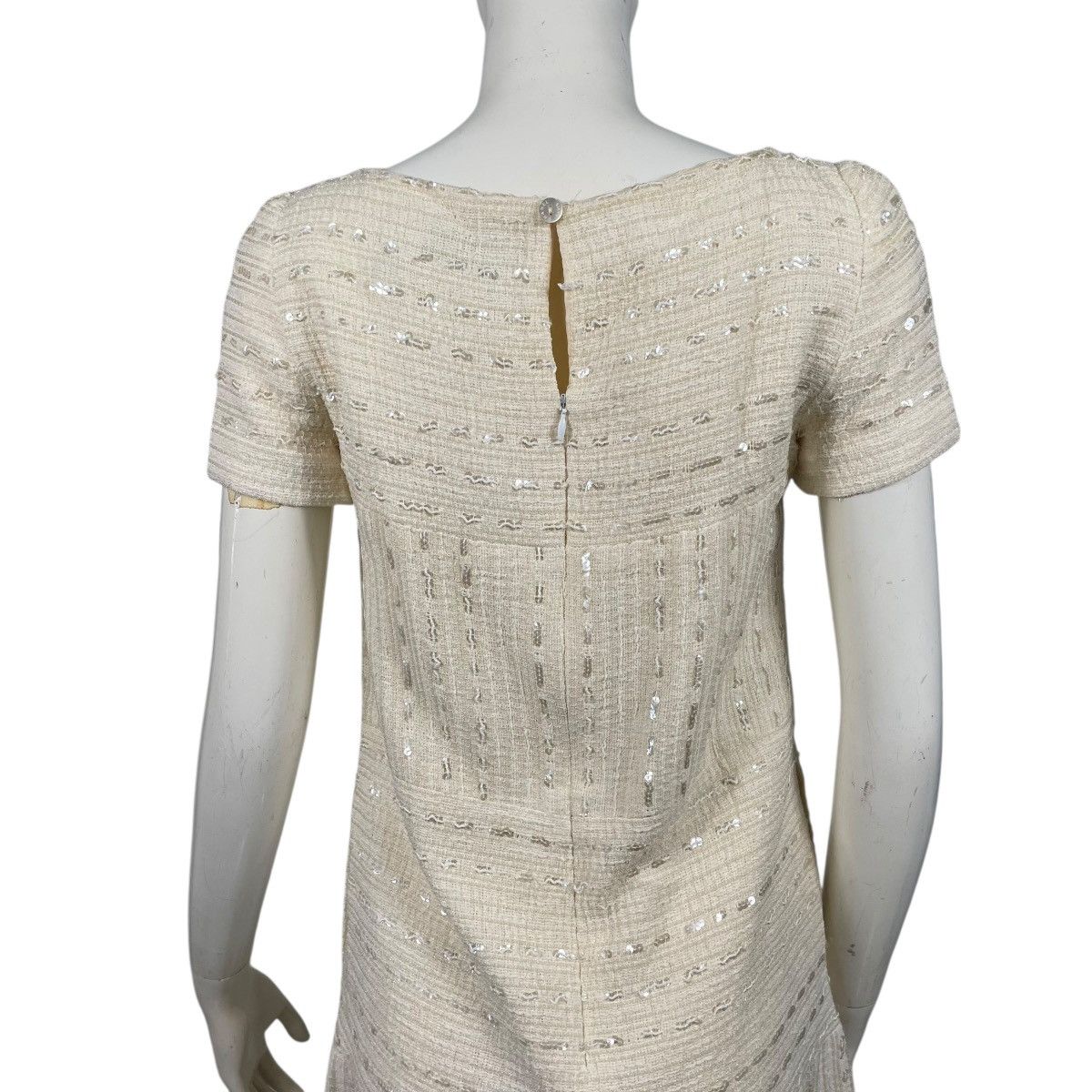 Chanel Vintage Chanel Identification Tweed Sequin One-Piece Dress Size XS / US 0-2 / IT 36-38 - 7 Thumbnail