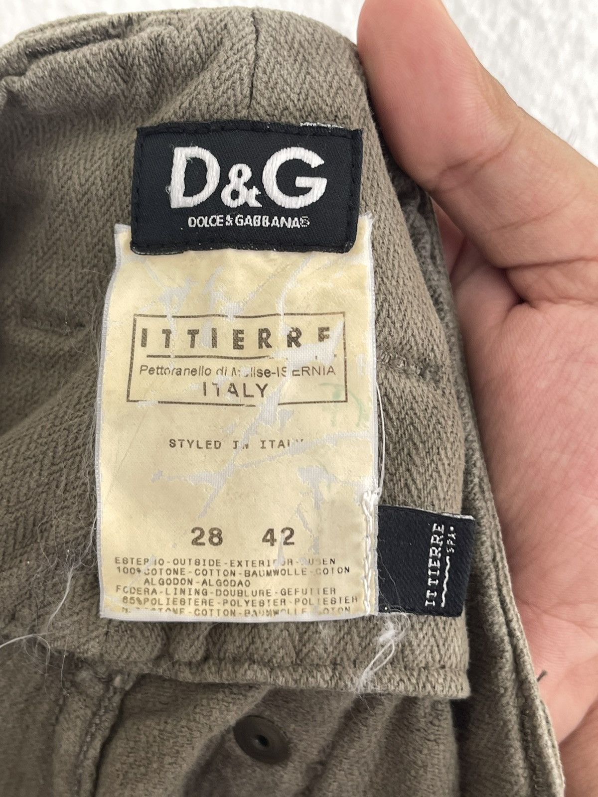 Dolce & Gabbana Dolce Gabbana Multi Pocket Denim Pants Size US 29 - 10 Thumbnail