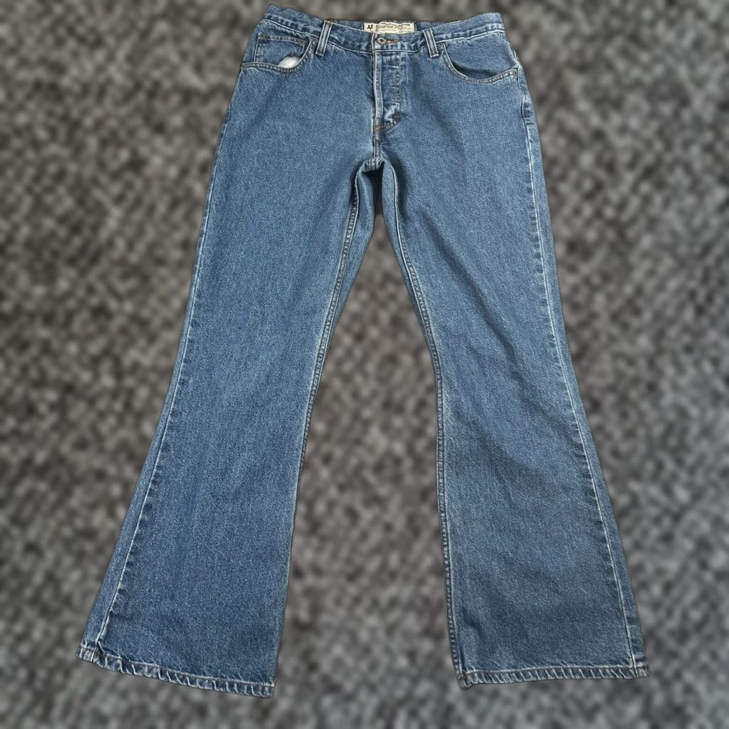 American Eagle Outfitters American Eagle Jeans Women 10 Bootcut Regular 31x29 Medium Wash Denim Blue Pockets Size 32" / US 10 / IT 46 - 1 Thumbnail