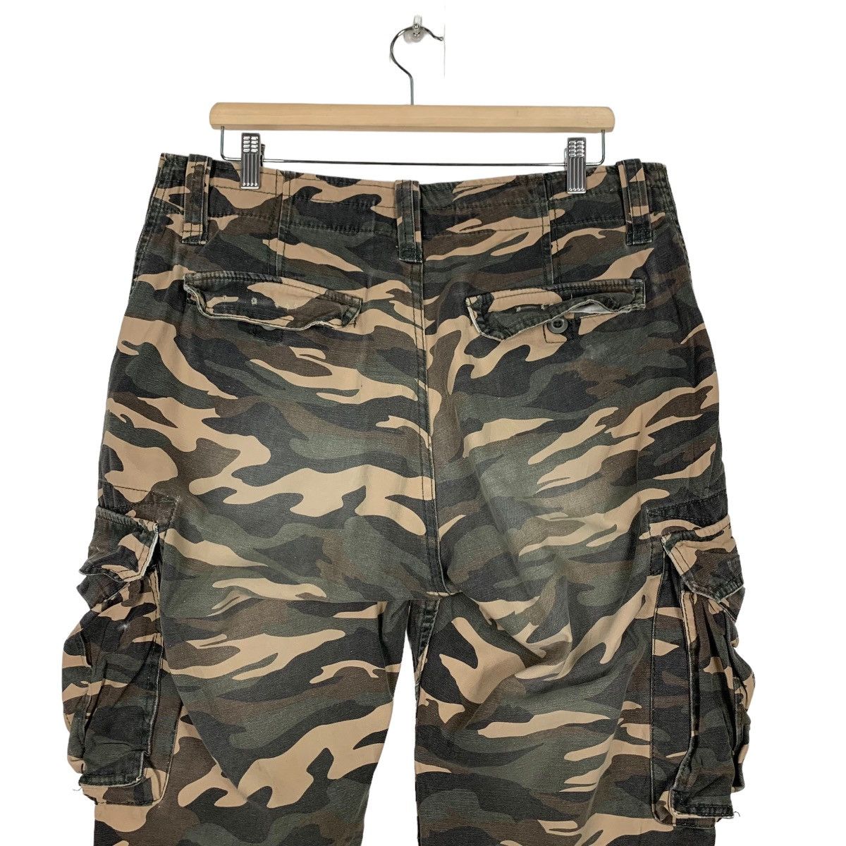 Japanese Brand TWENTY WORKS 6 Pocket Camo Cargo Tactical Pant #0172-C9 Size US 36 / EU 52 - 9 Thumbnail