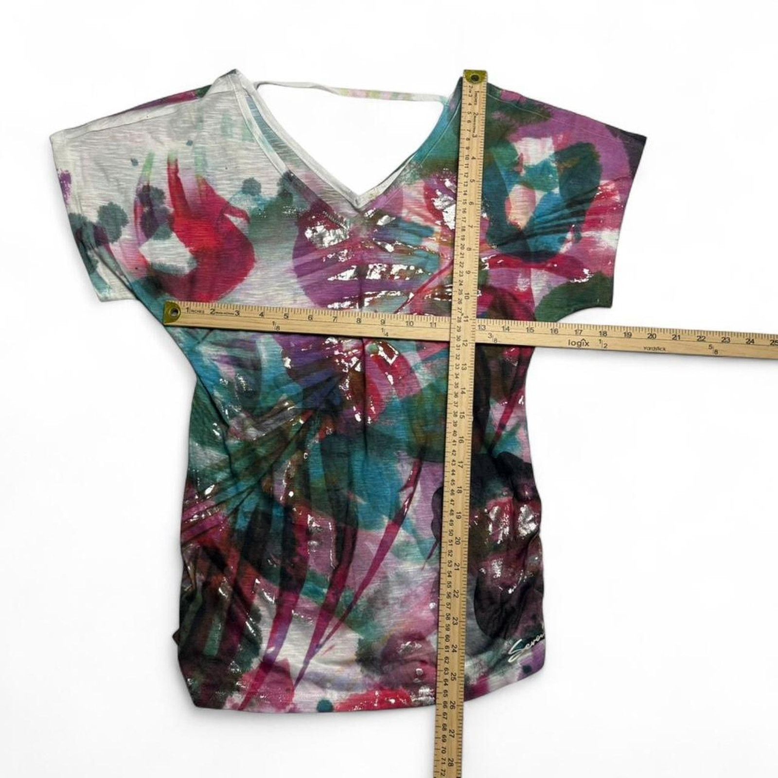 Other Floral Multi Color TropicalSummer Early 2000s Top Size Small Size S / US 4 / IT 40 - 3 Thumbnail