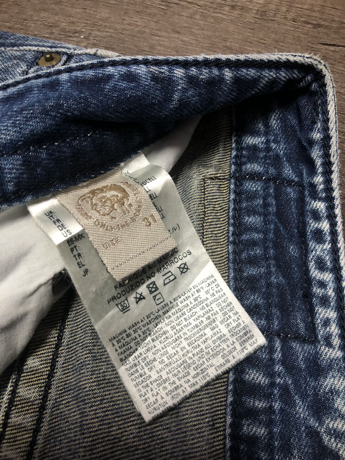 Diesel × Vintage Vintage Diesel Industry Distressed Denim Size US 34 / EU 50 - 17 Thumbnail